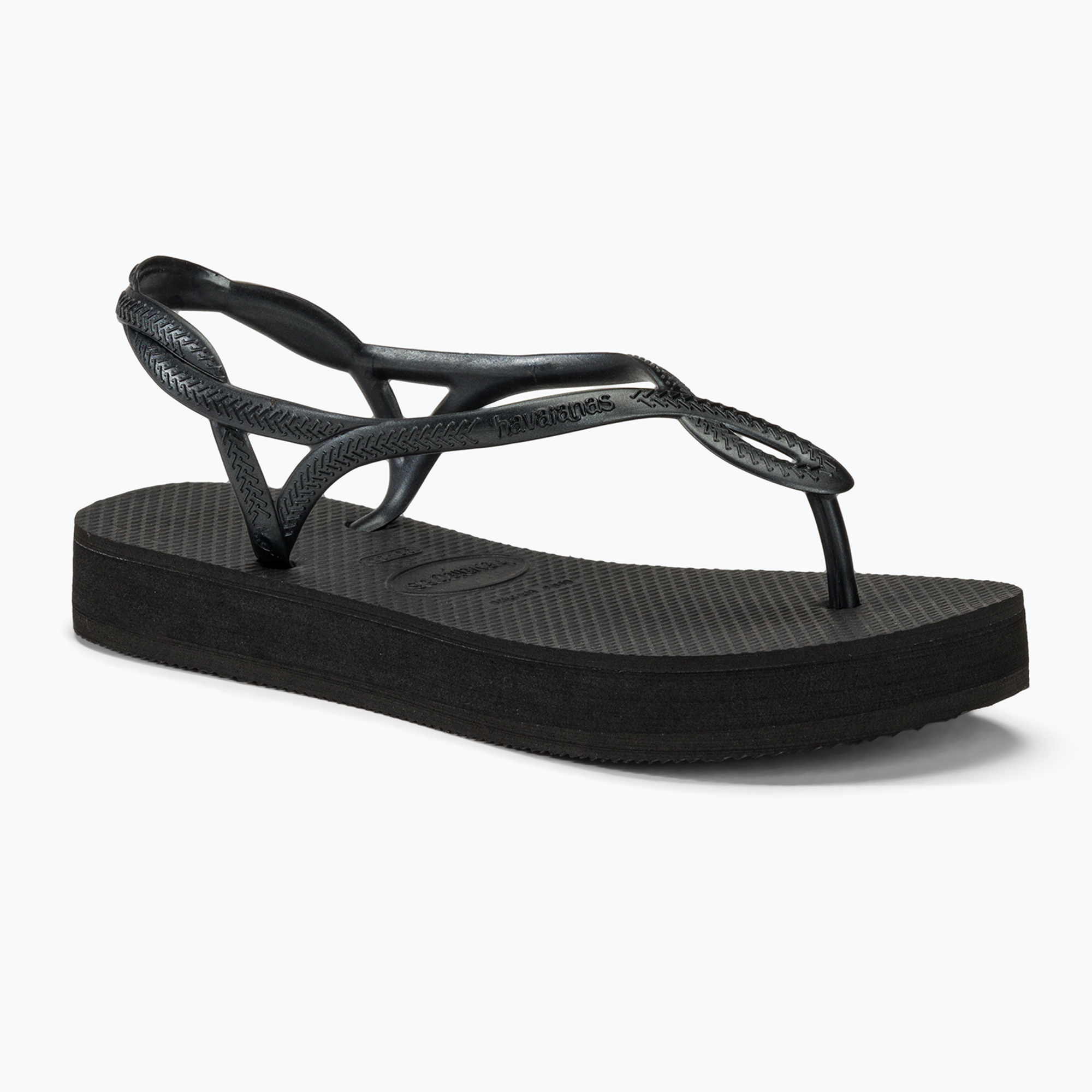 Sandali donna Havaianas Luna Flatform nero (43-44 EU) (Luna Flatform H4148600)