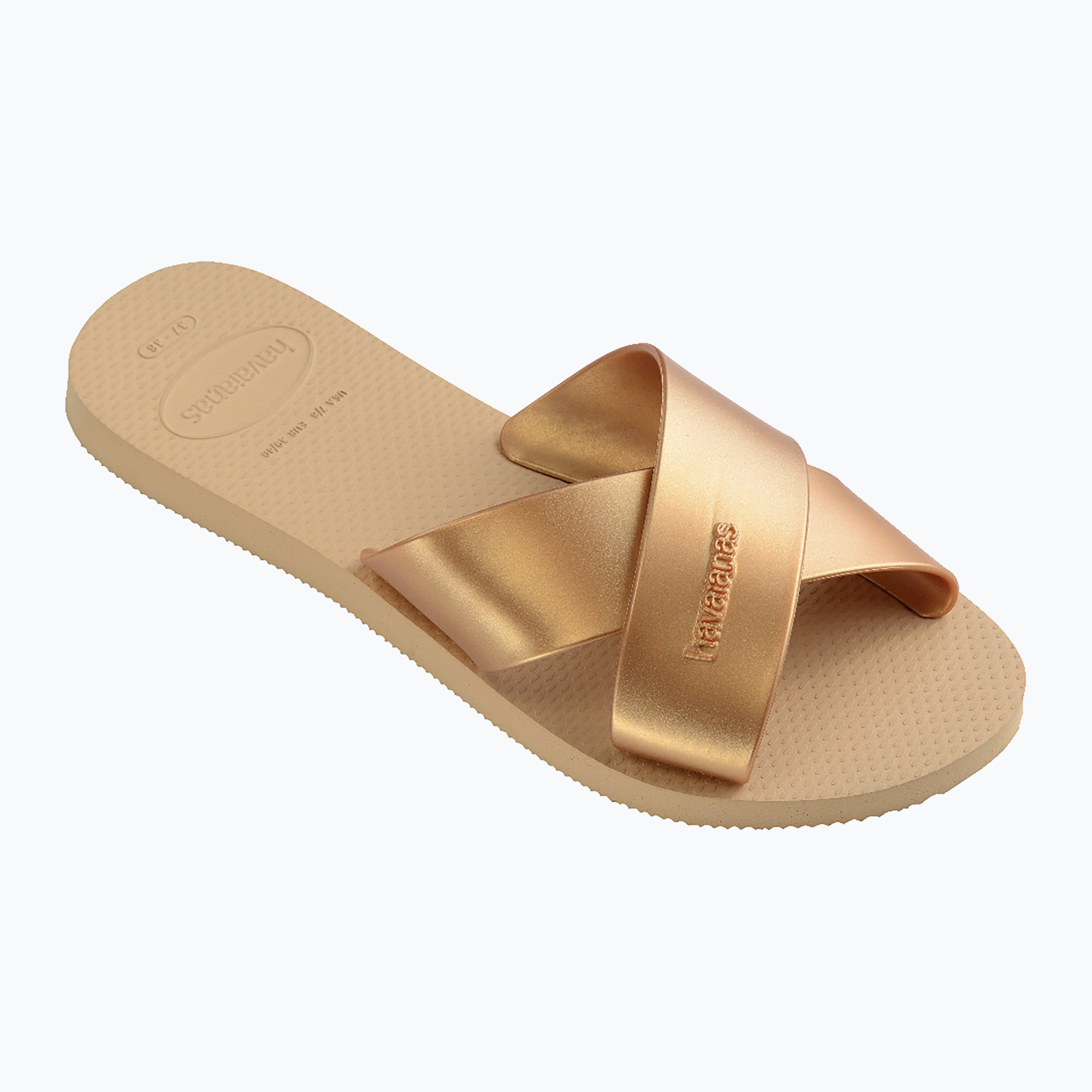 Infradito donna Havaianas Aqua Metallic golden (37/38 Eu) (Aqua Metallic H4148866-0570)