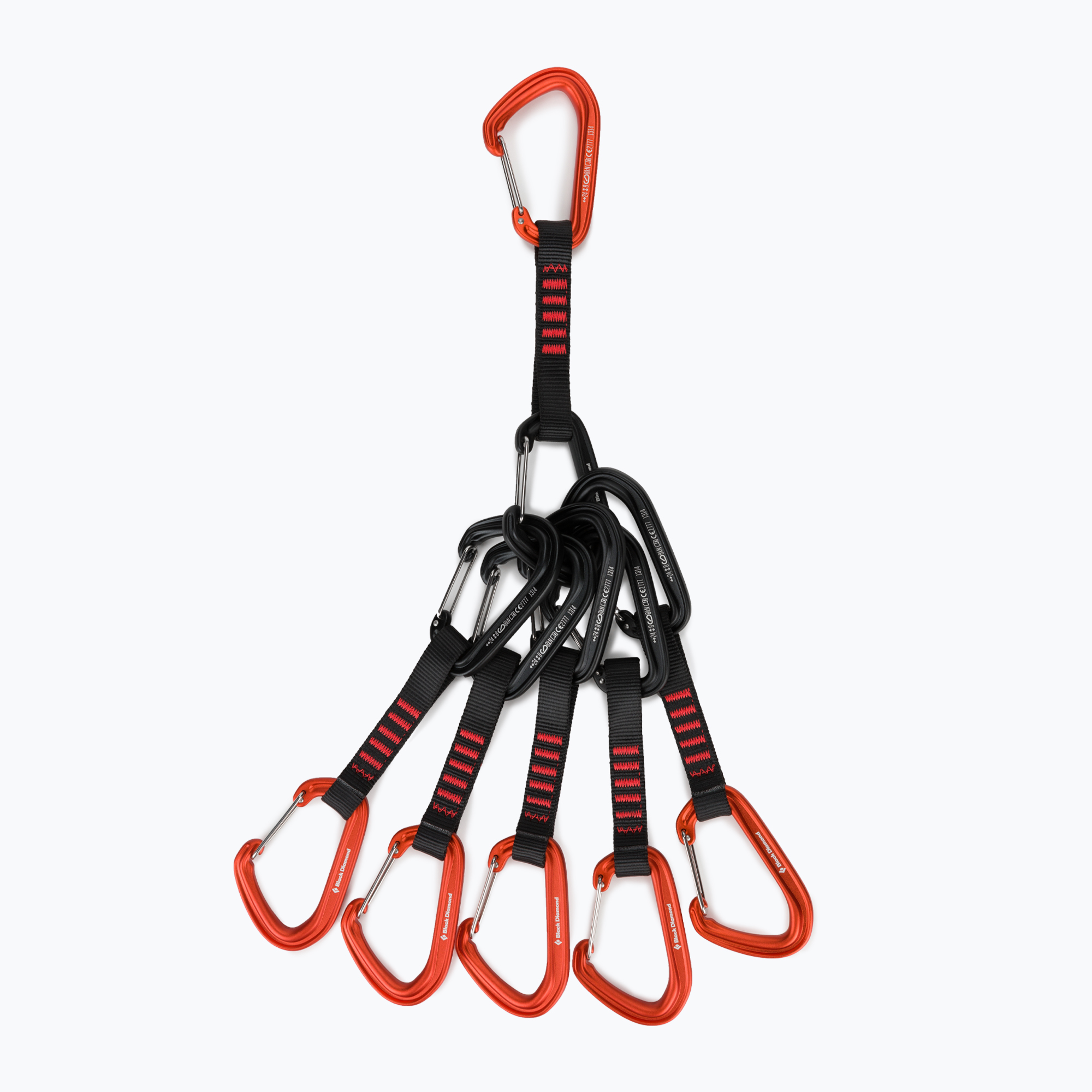 Black Diamond Hotwire Quickpack Climbing Express Set 6 pezzi. 12 cm acetato