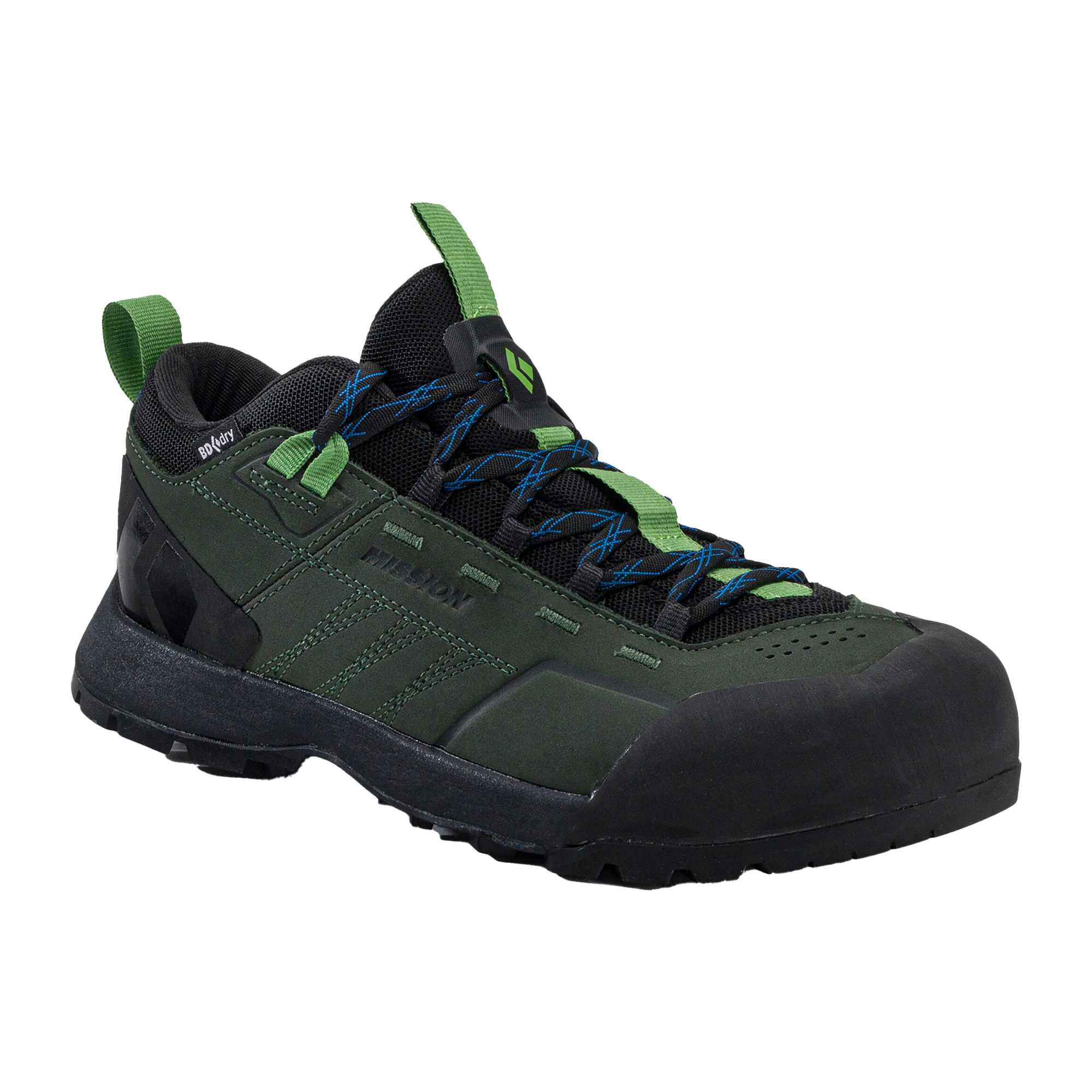 Stivali da avvicinamento Black Diamond Mission LT LW WP da uomo cipresso/nero