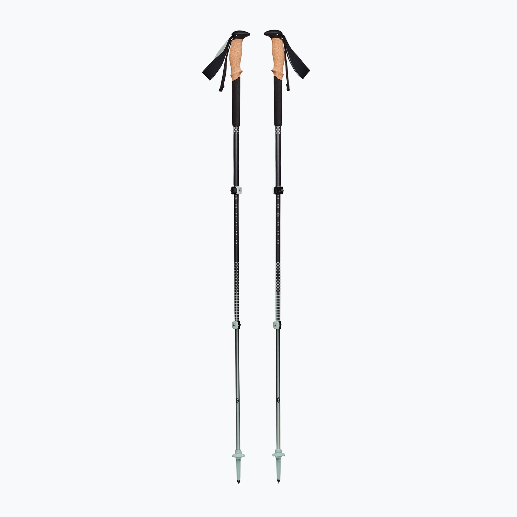 Bastoncini da trekking Black Diamond Pursuit antracite / verde schiuma (125 cm) (Pursuit Trekking BD110066)