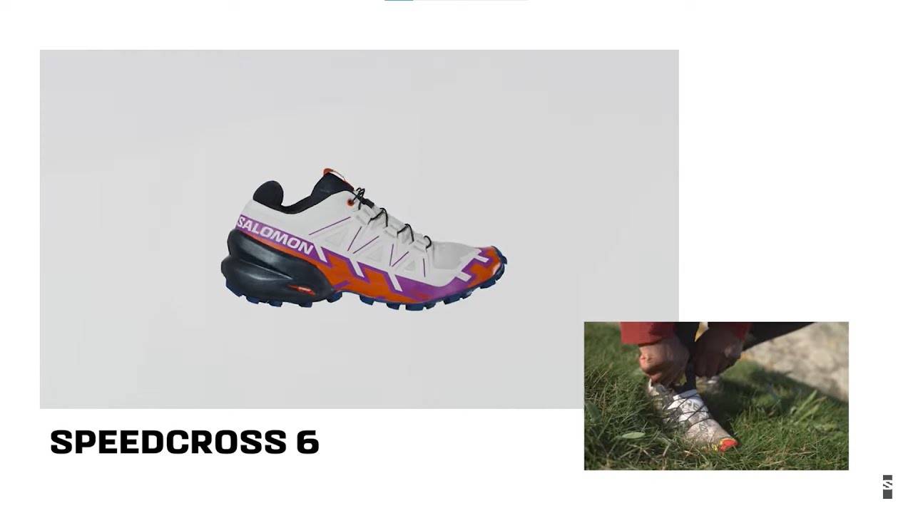 Scarpe da corsa da uomo Salomon Speedcross 6 nero/fantasma