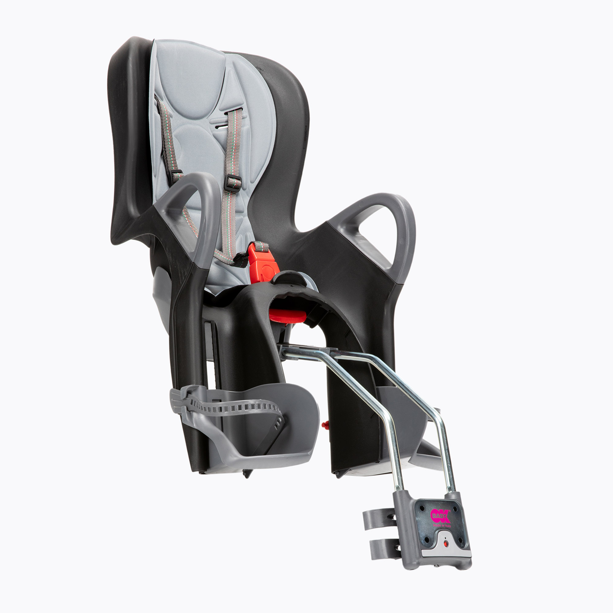 Seggiolino bici Okbaby 10+ nero/grigio scuro