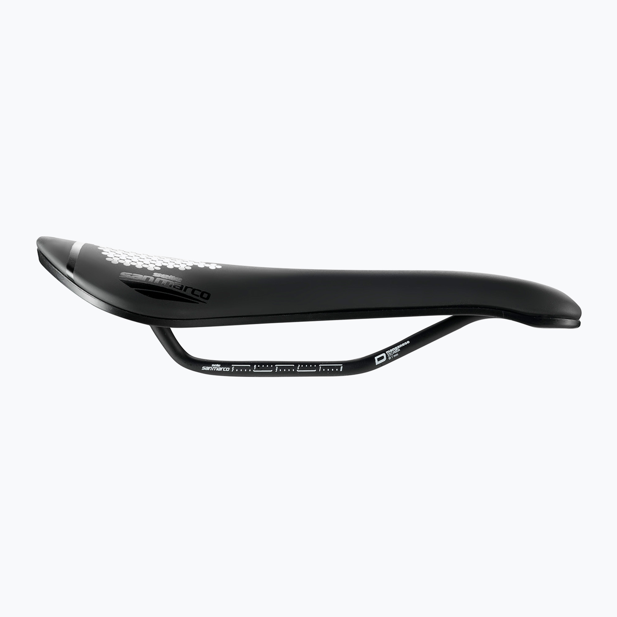 SAN MARCO Aspide Dynamic Short Narrow Open sella da bicicletta nera (139 mm) (Aspide Dynamic Short Narrow Open 911MN401)