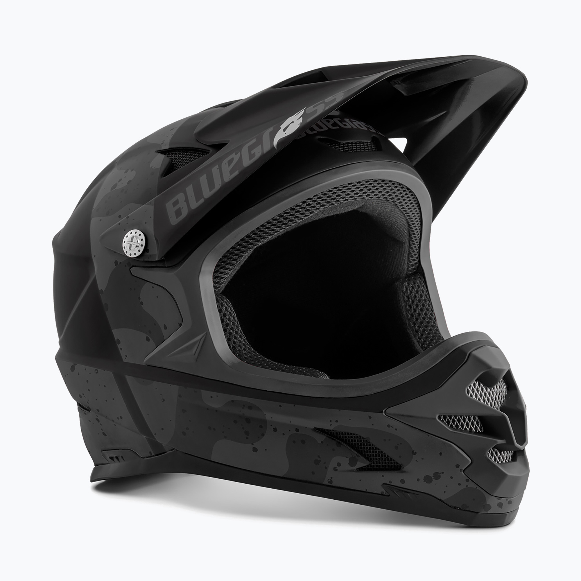 Casco bici Bluegrass Intox nero camo opaco (60-62 cm (XL)) (Intox 3HELG09SON0)