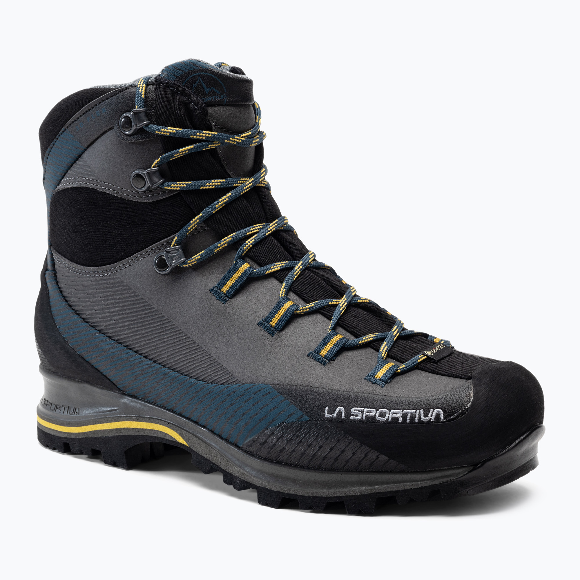 Scarponi da trekking da uomo La Sportiva Trango TRK Leather GTX carbon/alpine (46 EU) (Trango TRK Leather GTX ZFMS047900726)