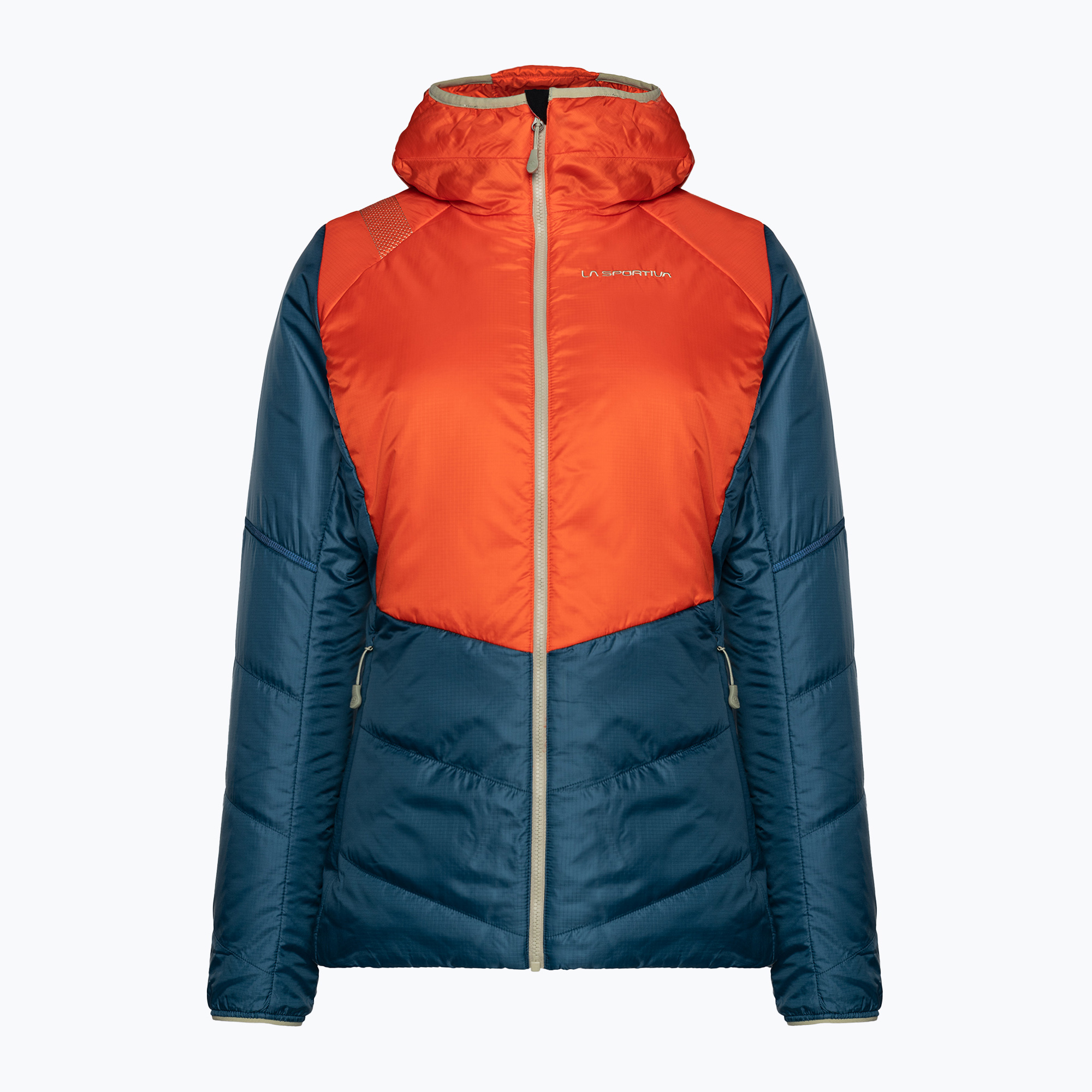 La Sportiva piumino donna Mythic Primaloft pomodoro ciliegia/blu tempesta (XS) (Mythic Primaloft ZASJ096322639)
