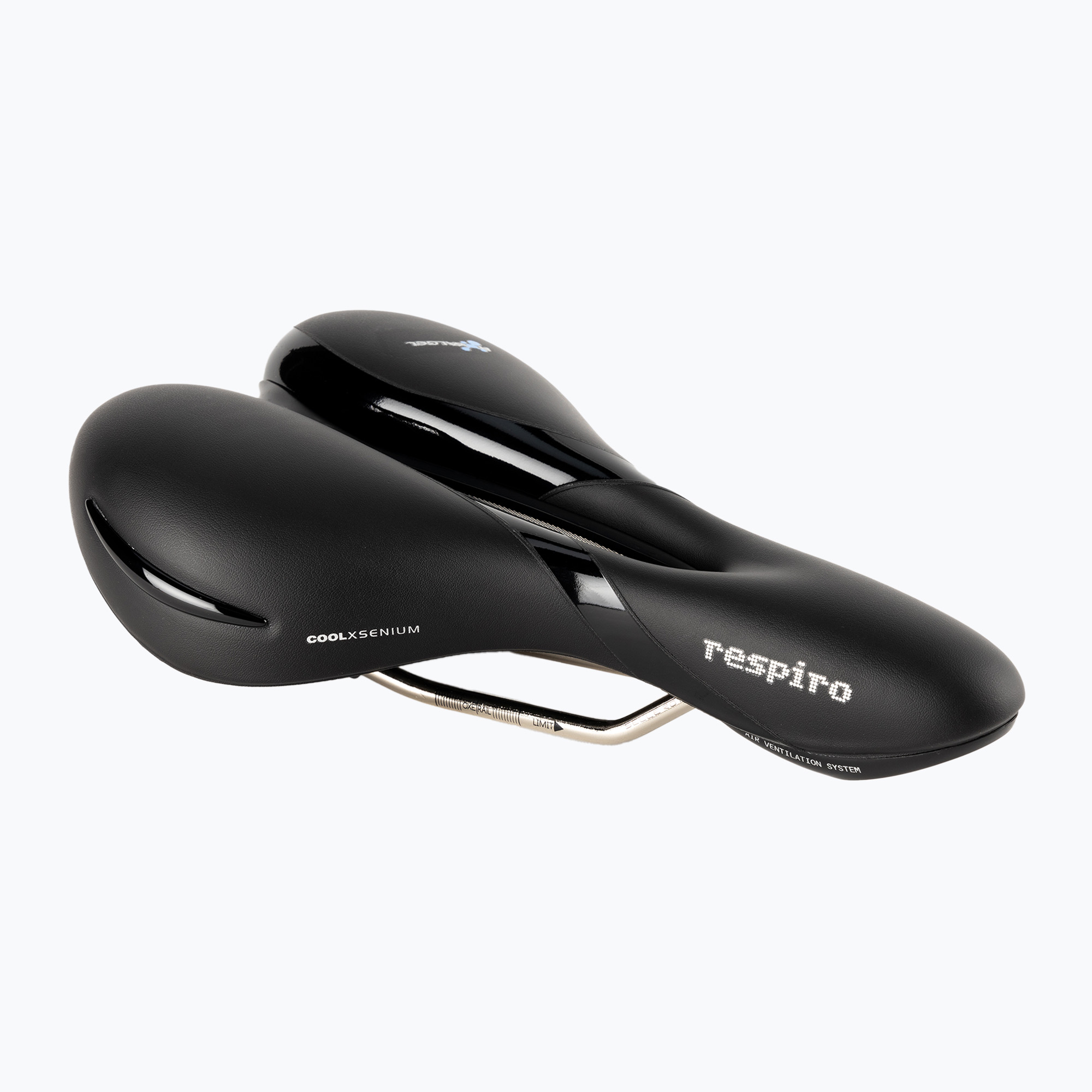 Sella da bicicletta da uomo Selle Royal Respiro Soft Moderate 60st. nero (Respiro Soft Moderate 60st. SR-5131HETB291L4)