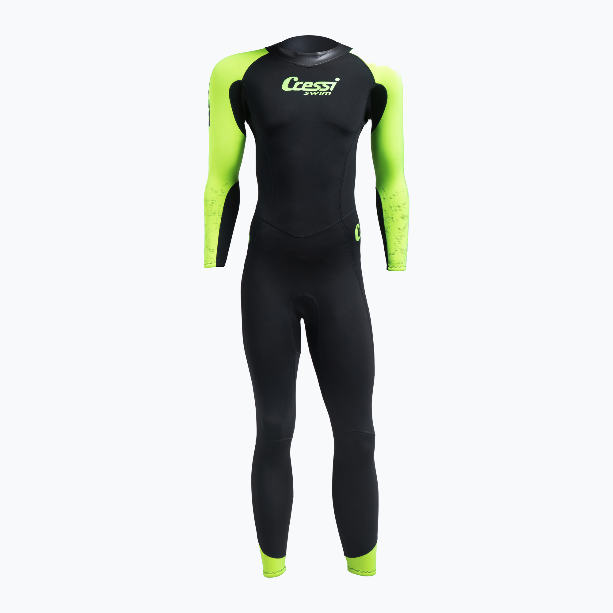 Muta da uomo Cressi Karua 3/2 mm nero/lime (XL (5)) (Karua 3/2 mm DG002903)