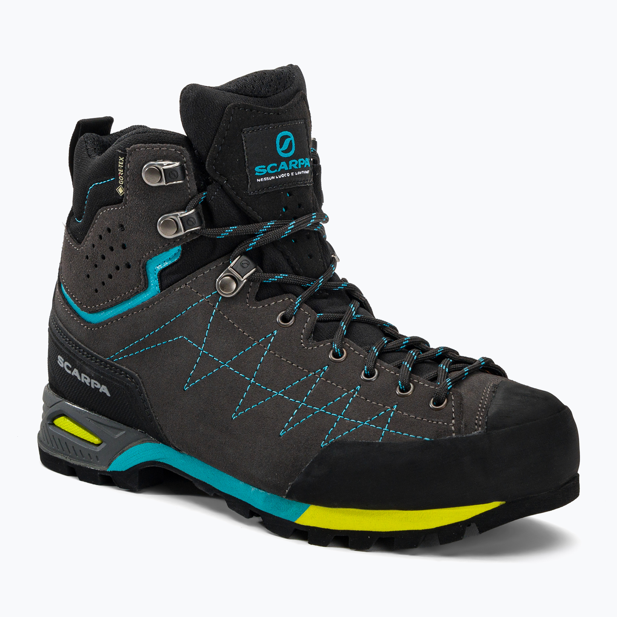 Scarponi da trekking da donna SCARPA Zodiac Plus GTX squalo/malva (38.5 EU) (Zodiac Plus GTX 71110)