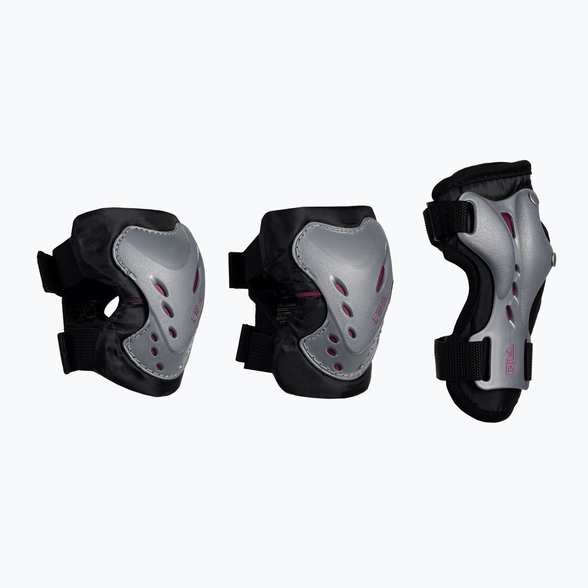 FILA FP Gears set di imbottiture da donna argento/nero/rosa