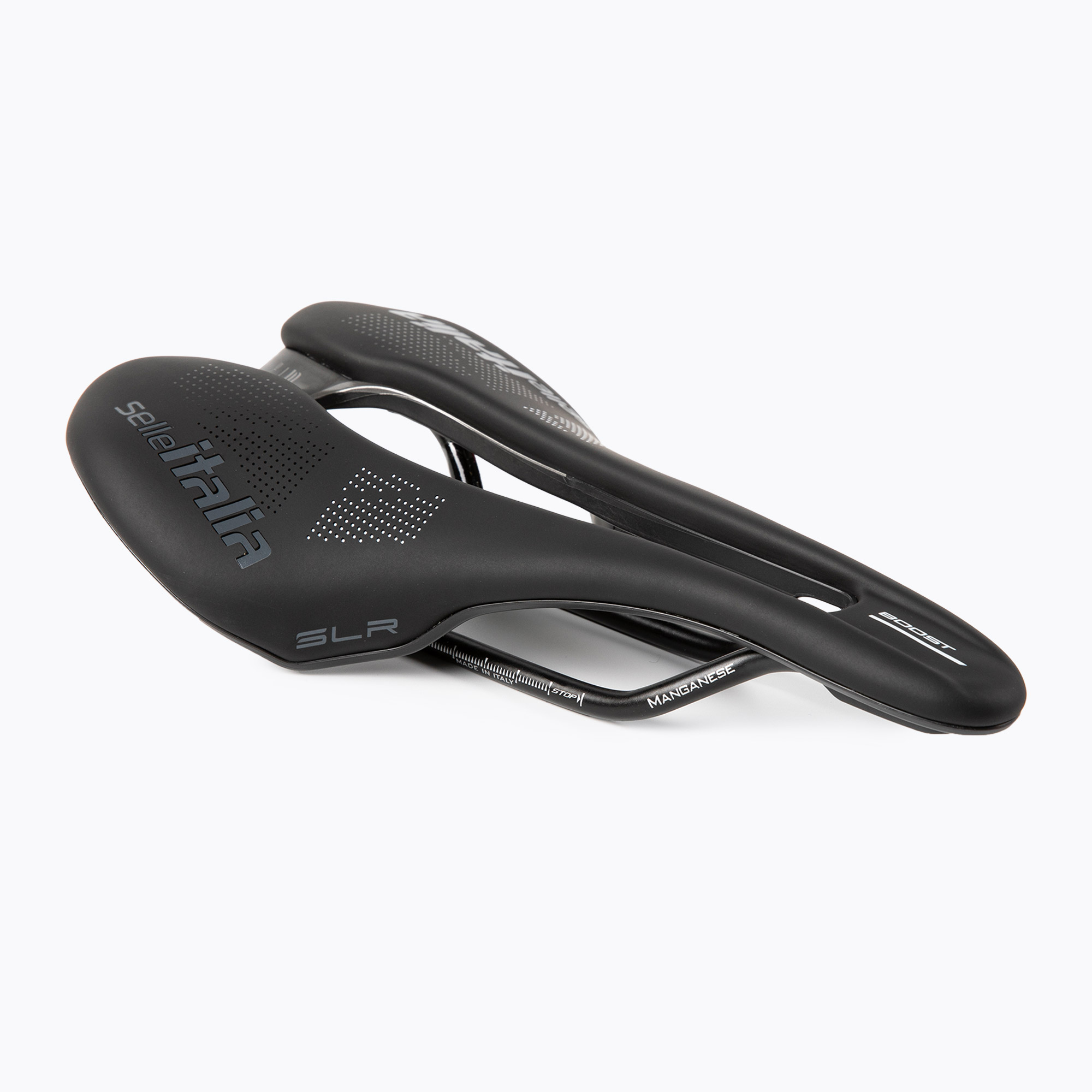 Sella da bici Selle Italia SLR Boost TM Superflow, Manganese Rail, Soft-Tek nero (L3) (SLR Boost TM Superflow, Manganese Rail, Soft-Tek SIT-