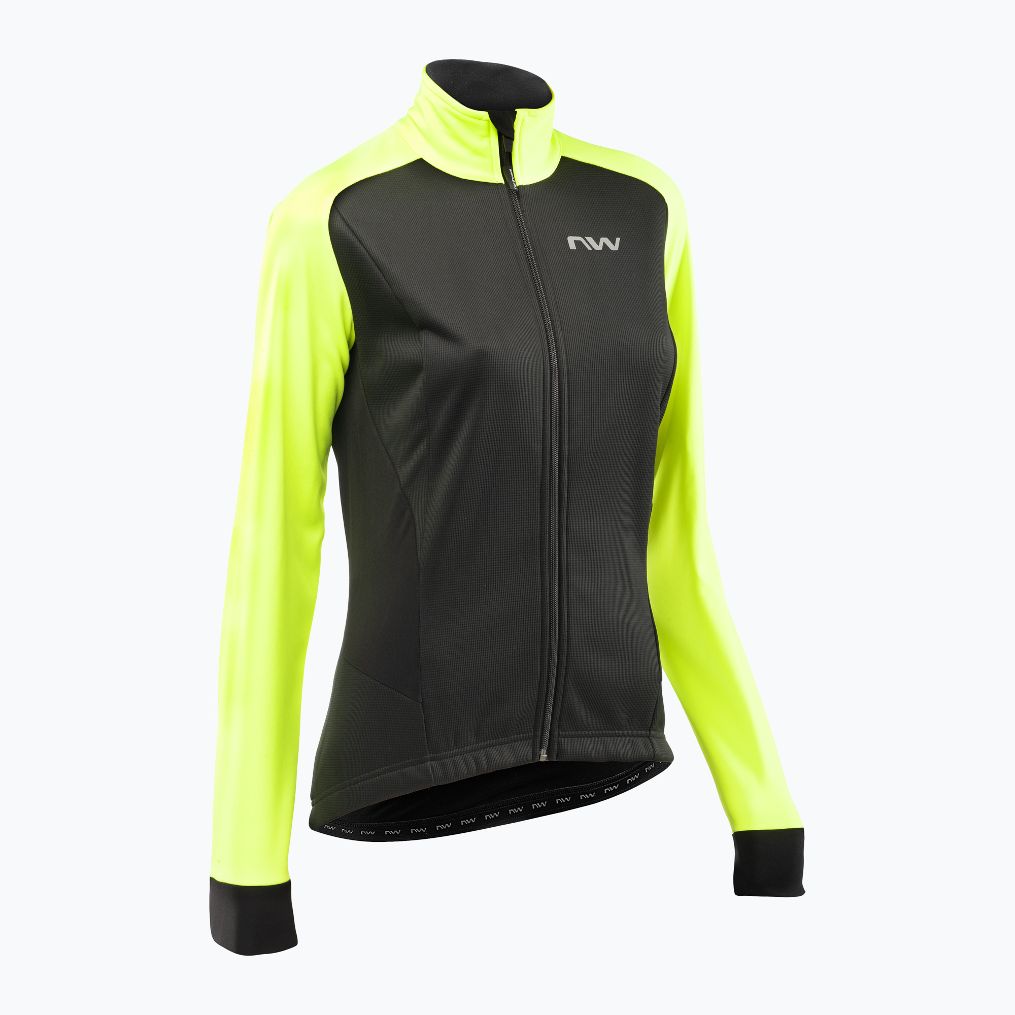 Northwave Reload SP giacca da ciclismo donna nero/giallo fluo (S) (Reload SP 89211091)