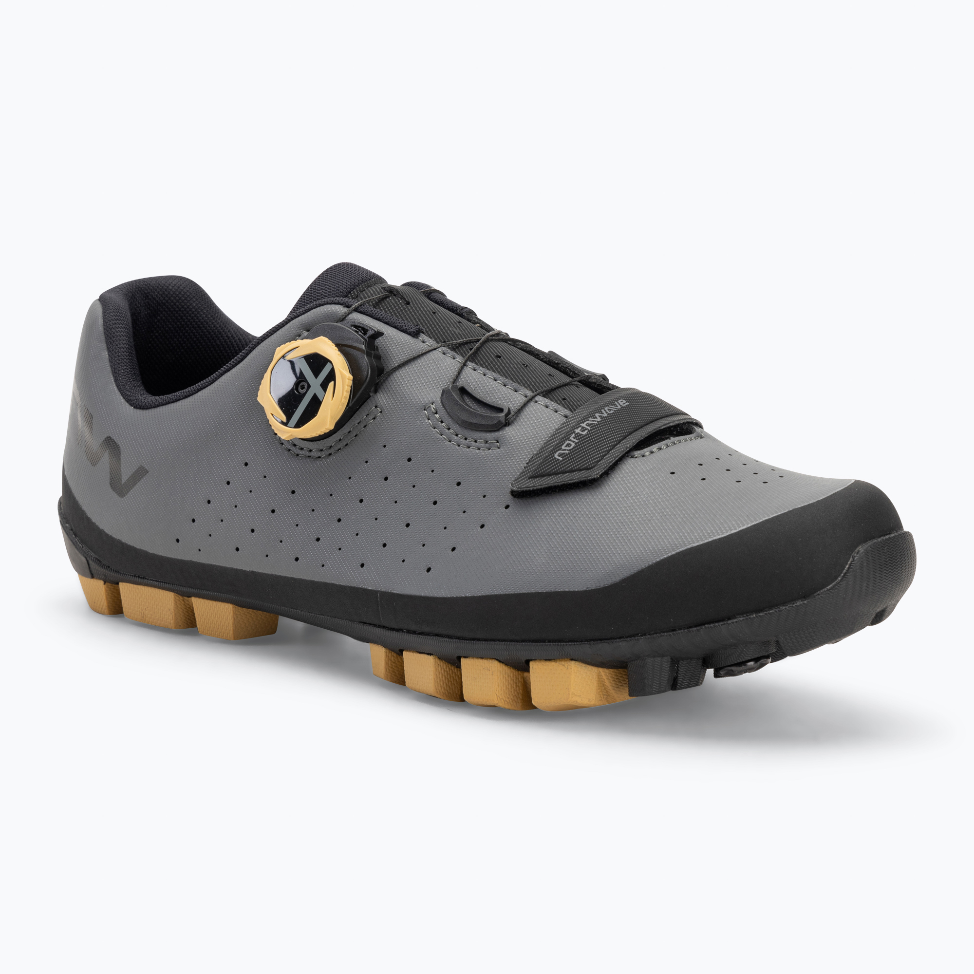 Scarpe da ciclismo MTB da uomo Northwave Hammer Plus grigio scuro/miele (43 EU) (Hammer Plus 80242027)
