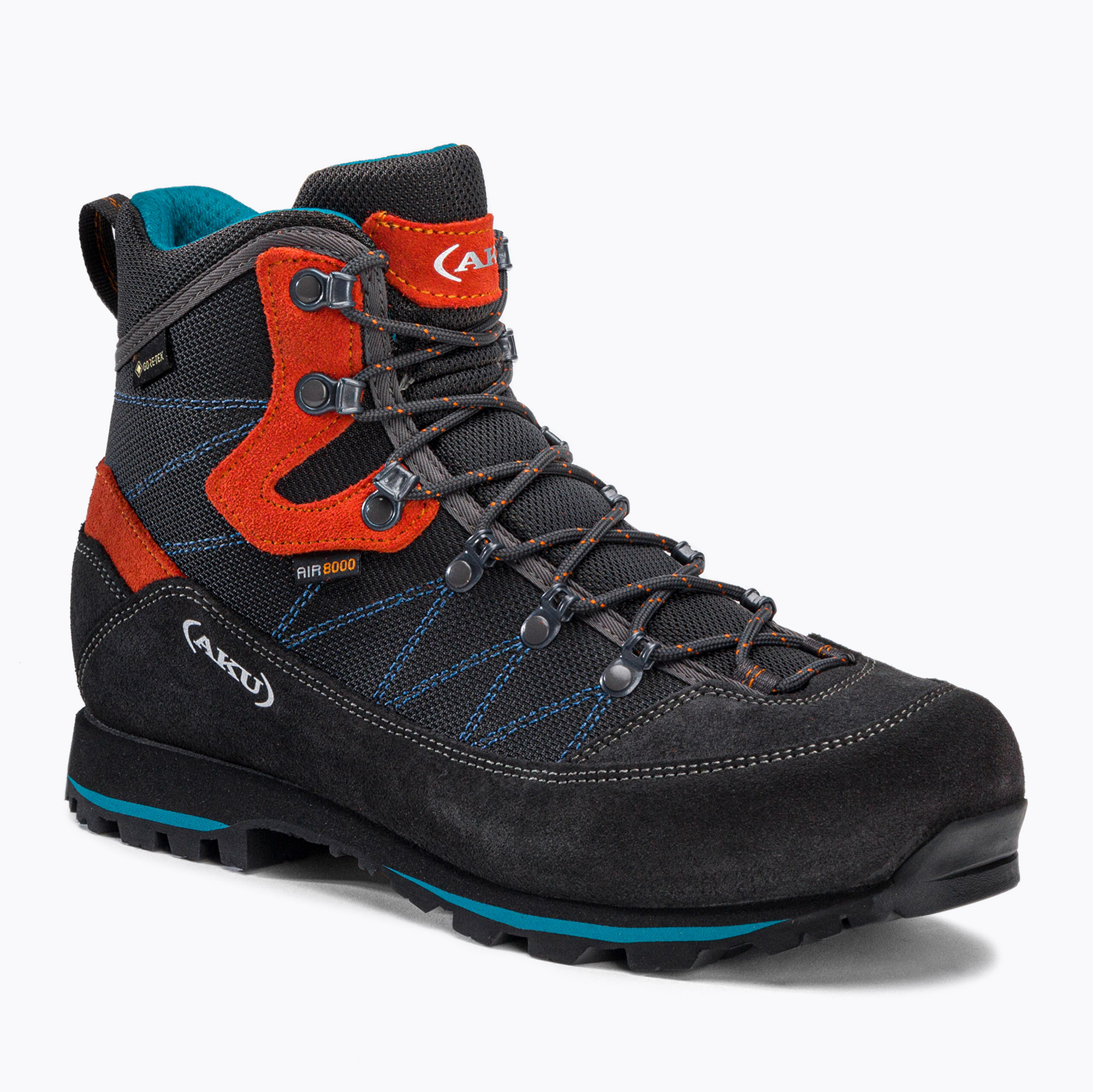 AKU Trekker Lite III GTX scarpe da trekking da uomo grigio scuro/arancio (42 (8 UK)) (Trekker Lite III GTX 977-466)