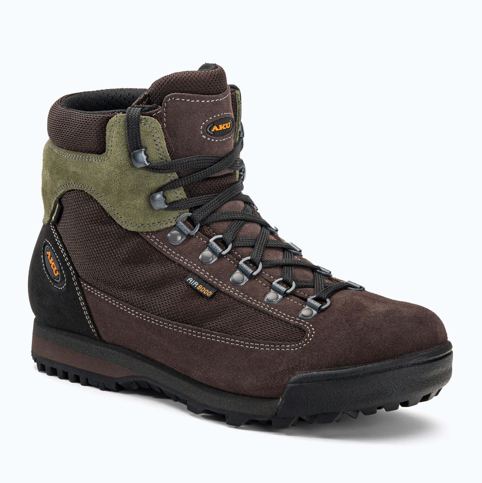 AKU Slope Original GTX, scarponi da trekking da uomo marrone/verde (46 (11 UK)) (Slope Original GTX 885.20-044-7)
