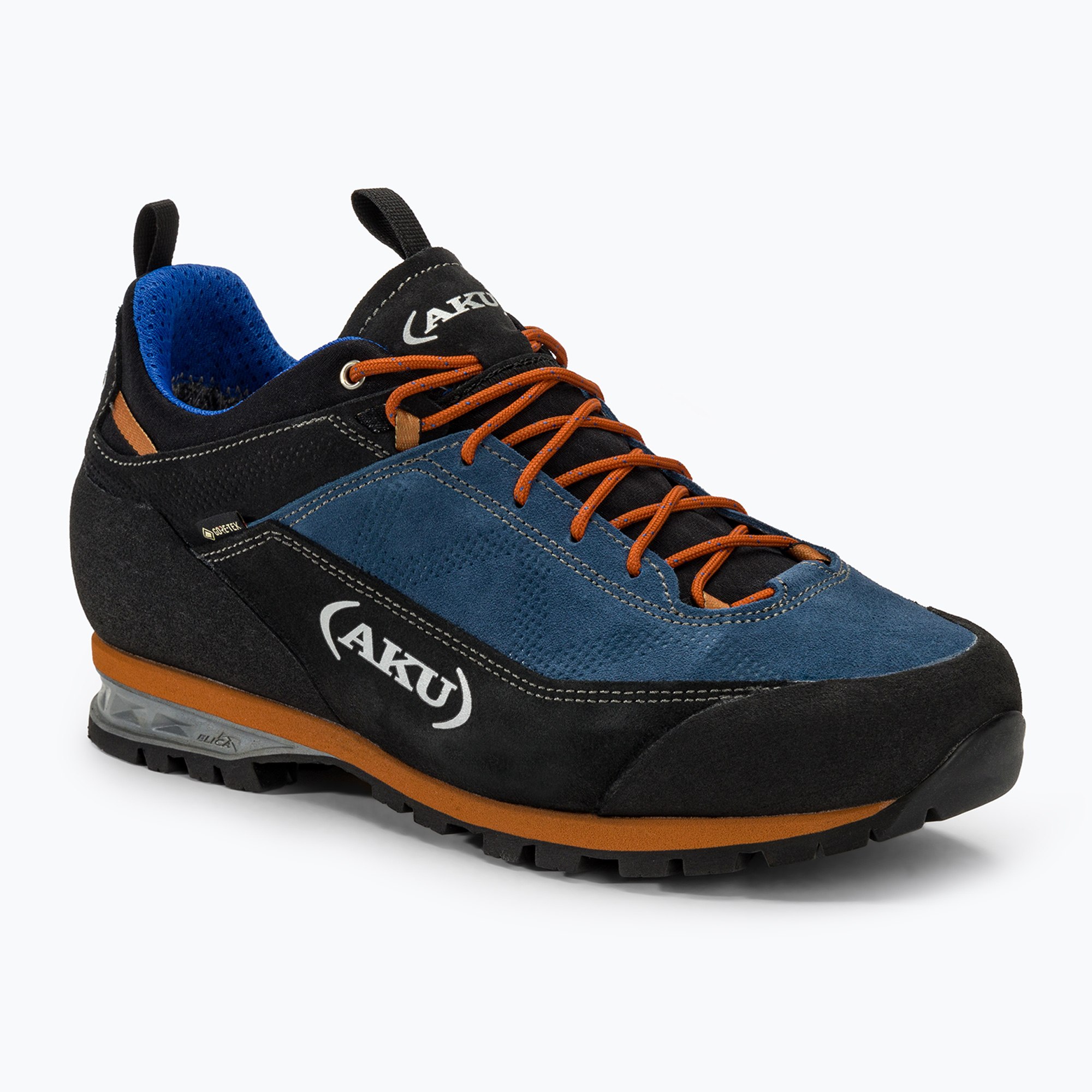 Scarponi da trekking AKU Link GTX blu/arancio da uomo