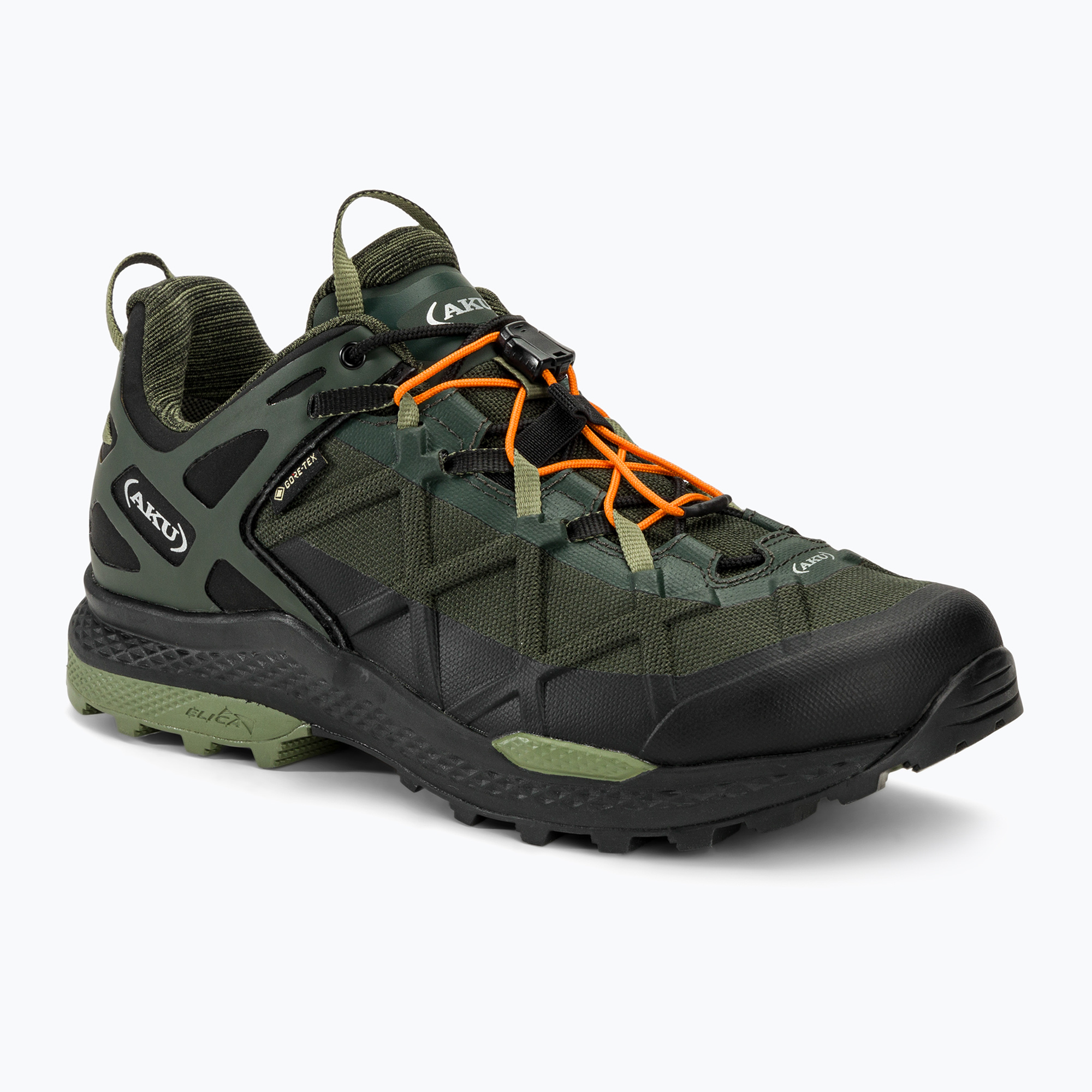 AKU scarpe da trekking da uomo Rocket DFS GTX verde militare/nero (47 (12 UK)) (Rocket DFS GTX 726-479)