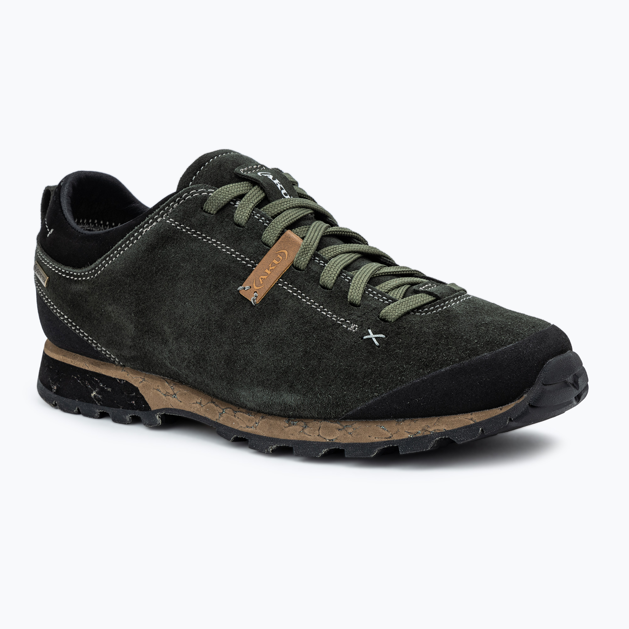 AKU Bellamont III Suede GTX scarpe da trekking da uomo verde scuro/beige (42 EU) (Bellamont III Suede GTX 504.3-622)
