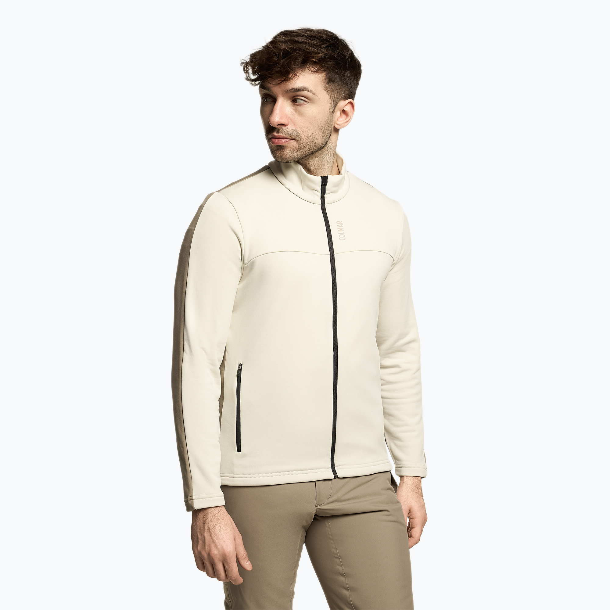 Felpa Colmar da uomo 8323-5WU purity/tortora (S) (8323-5WU)