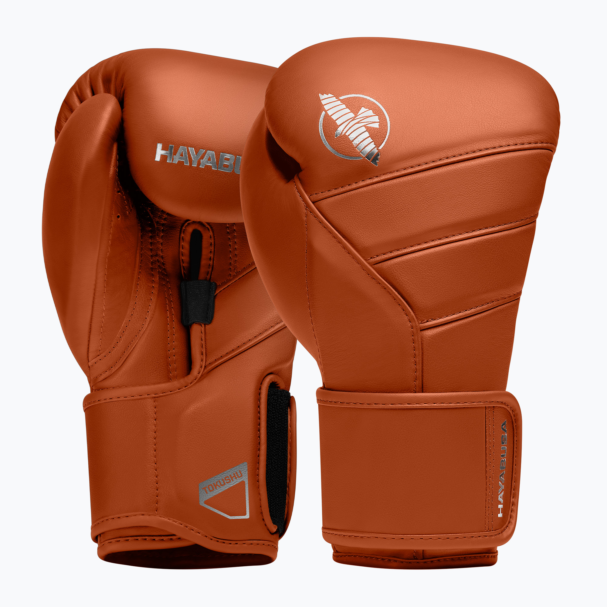 Guanti da boxe Hayabusa T3 Kanpeki in argilla arancione (16 oz) (Kanpeki T3K12G-CLOR)