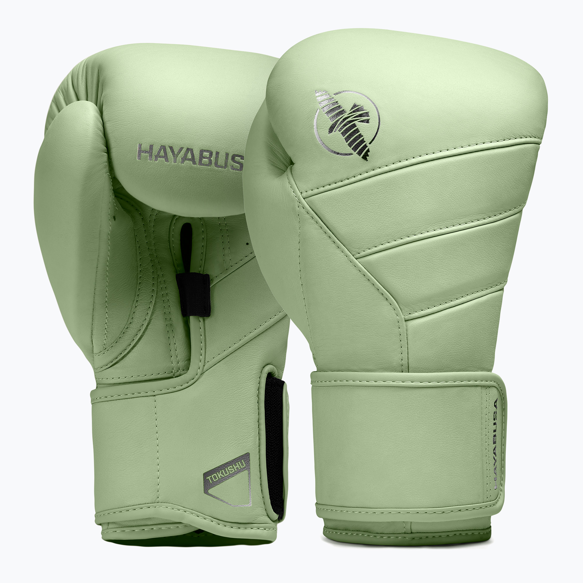 Guantoni da boxe estivi Hayabusa T3 Kanpeki verde muschio (12 oz) (Kanpeki T3K12G-SMGR)
