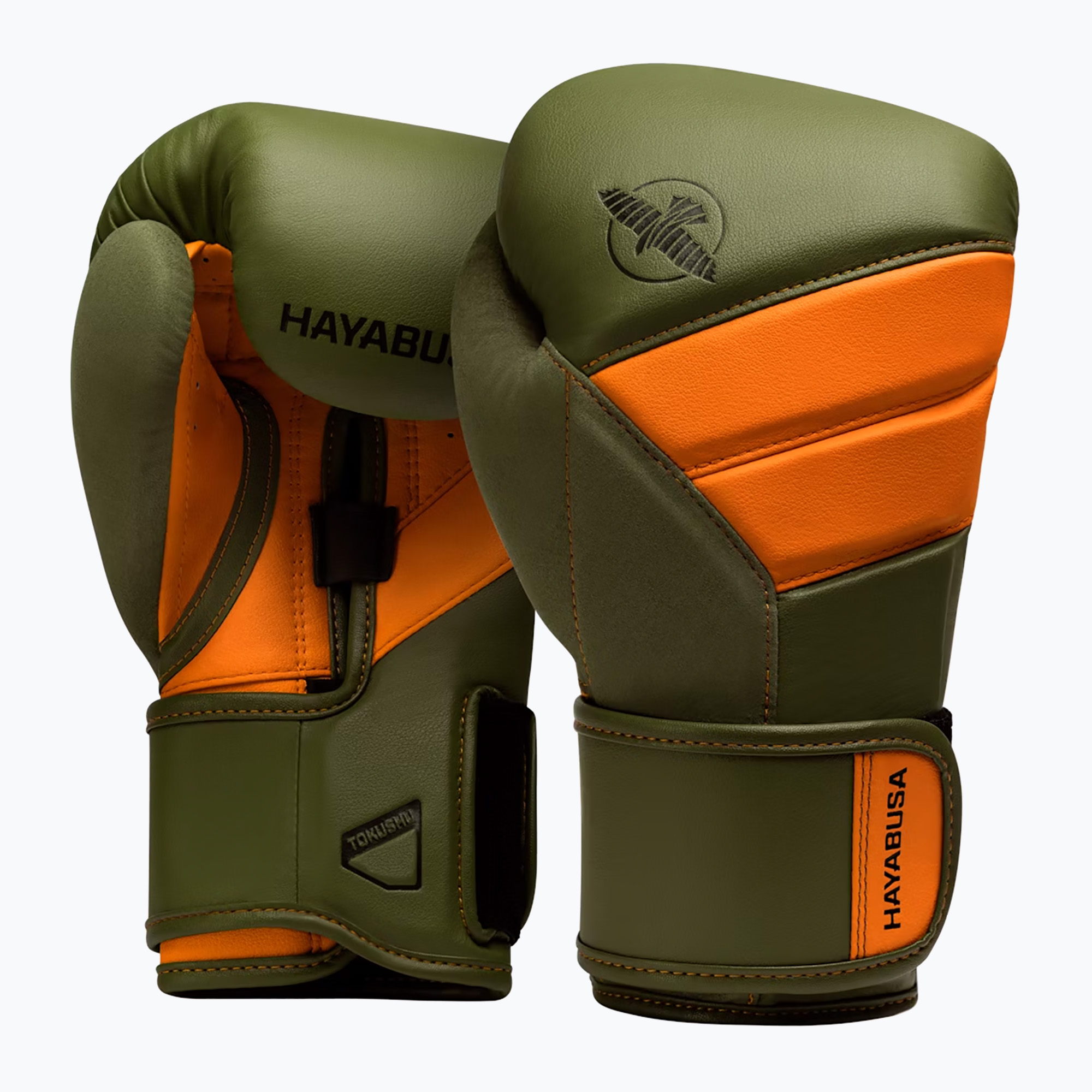 Guantoni da boxe Hayabusa T3 verde/arancio (16 oz) (T3 T314G-GROR)