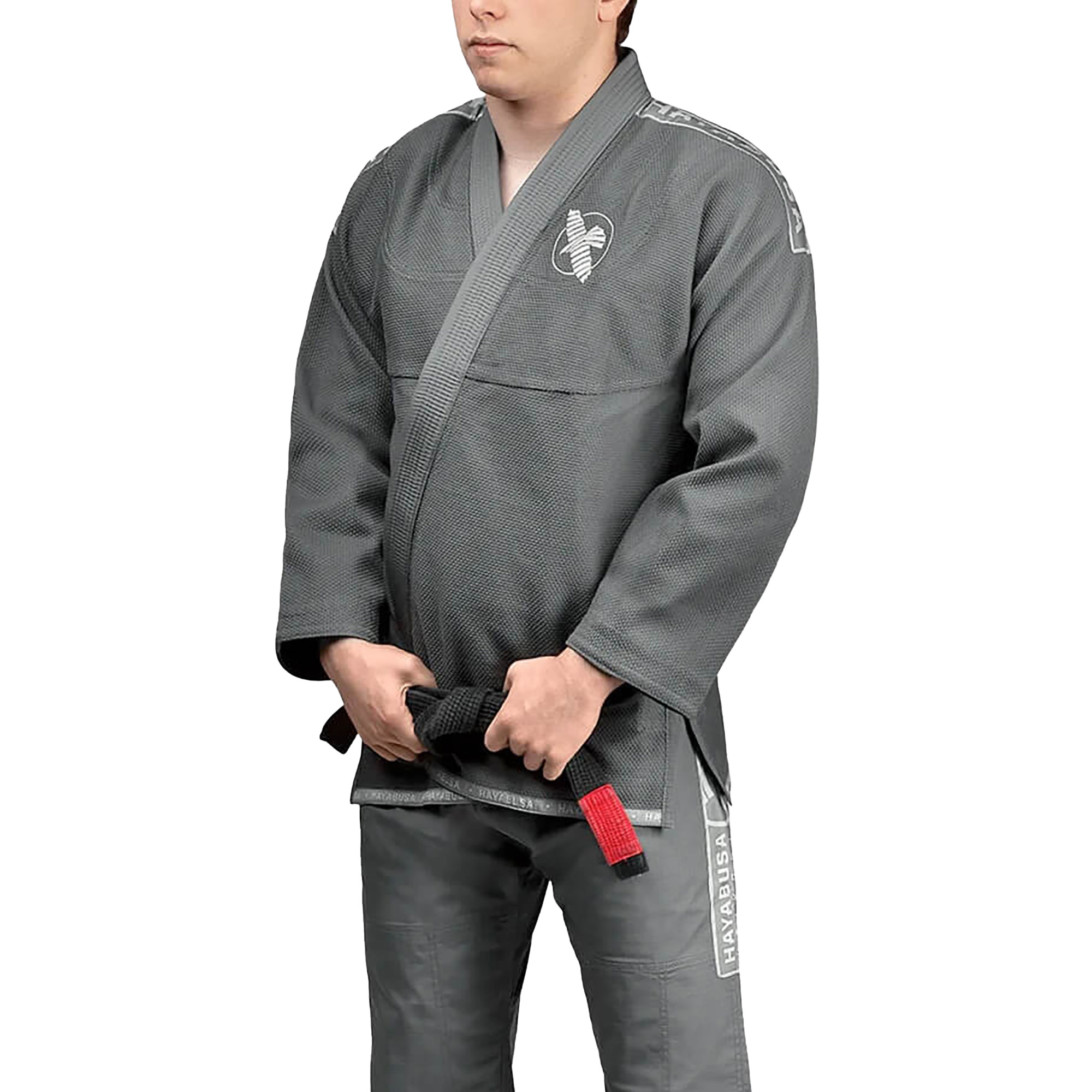 GI per il jiu-jitsu brasiliano Hayabusa Lightweight grigio (A3) (Lightweight Jiu Jitsu GI HLWJJG)