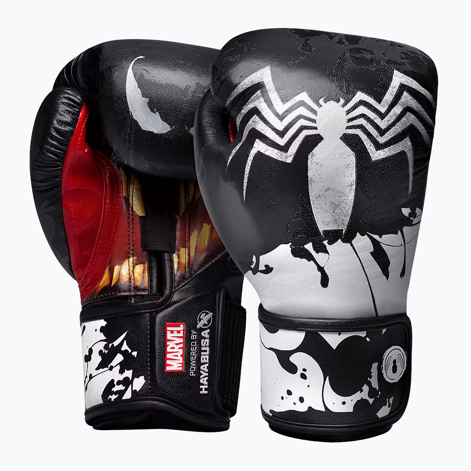 Guantoni da boxe Hayabusa Venom bianco/nero (12 oz) (Venom MBG-VN)