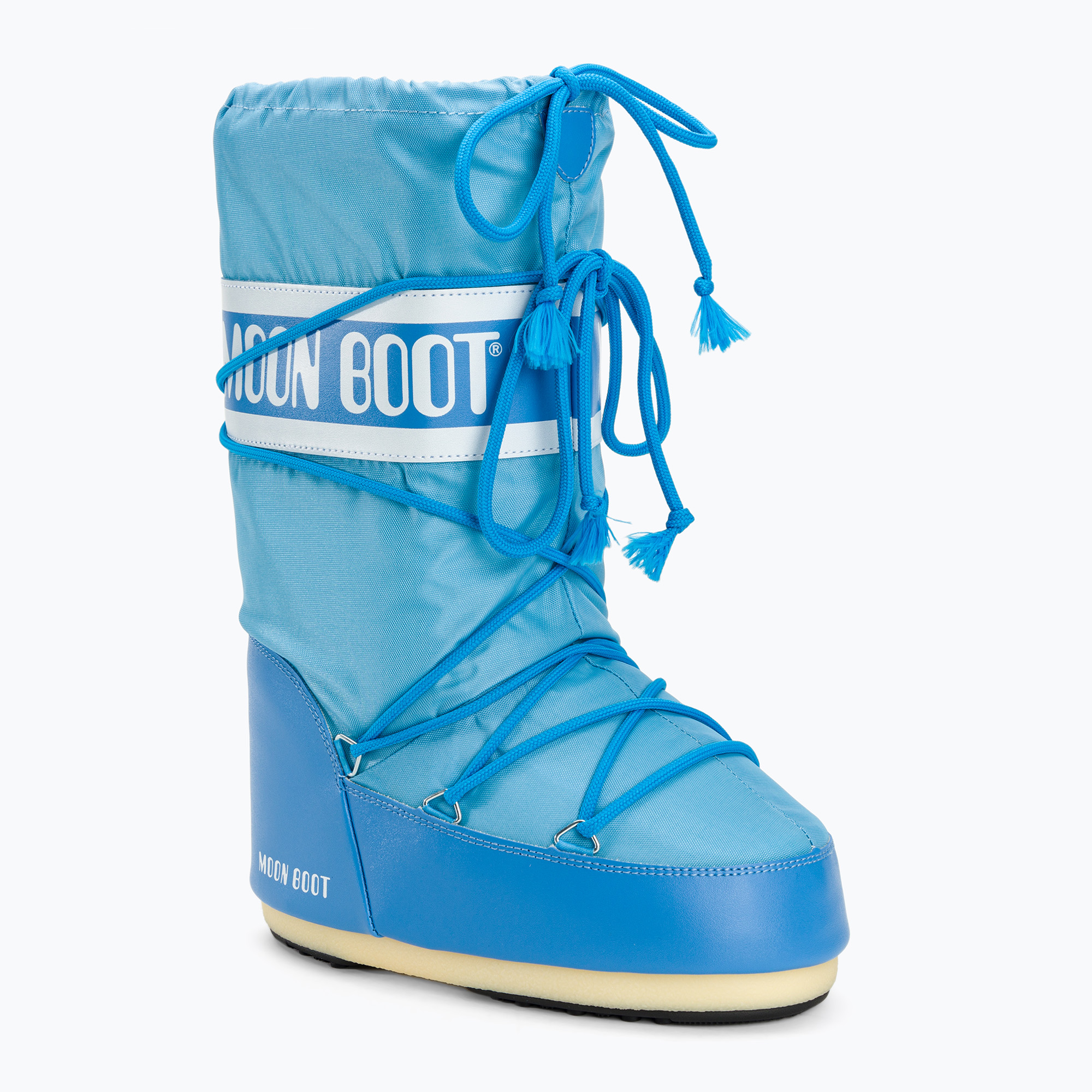 Moon Boot stivali da neve da donna Icon Nylon alaskan blue (39-41 EU) (Icon Nylon 14004400-088)