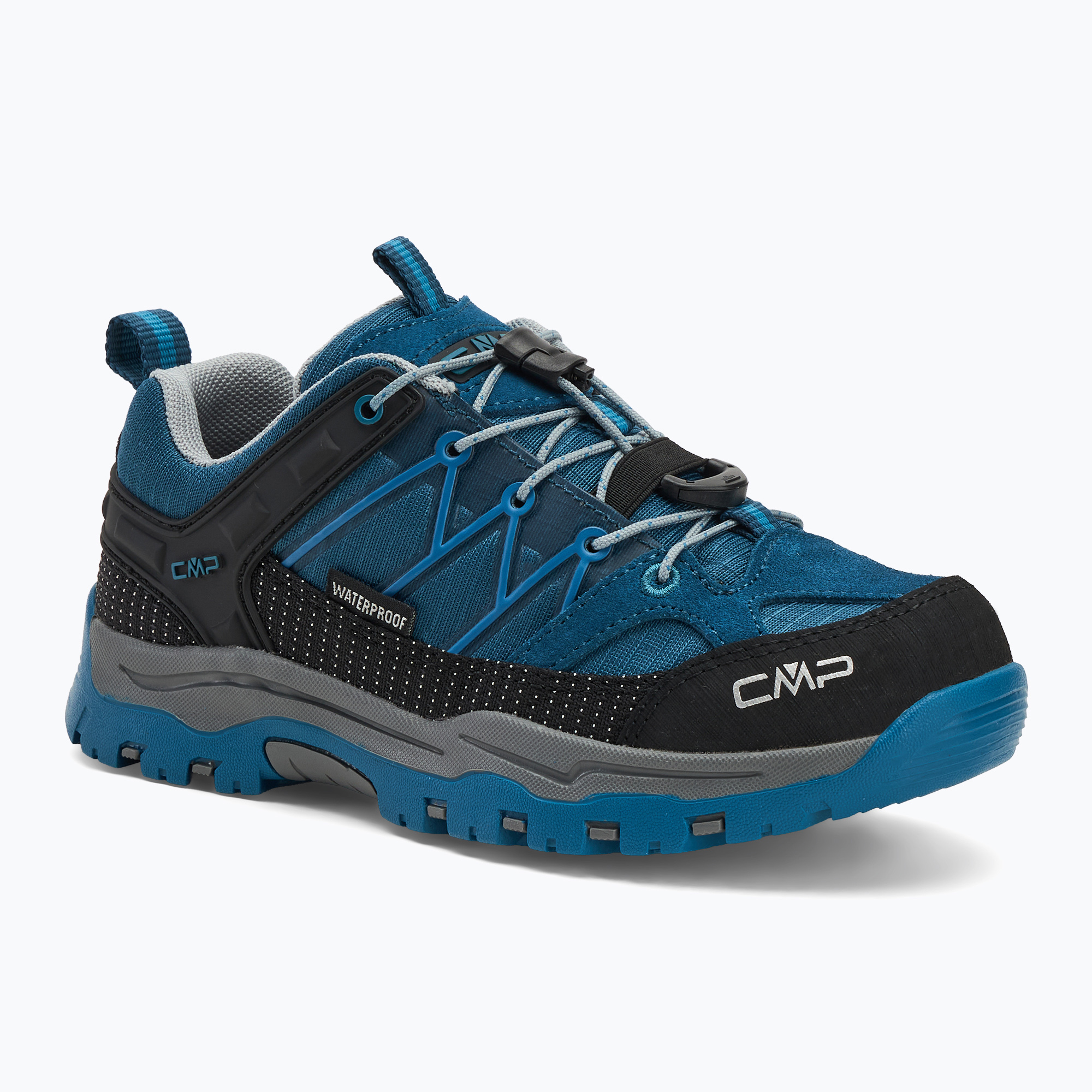 Stivali da trekking per bambini CMP Rigel Low Wp ocean (35 EU) (Rigel Low Wp 3Q54554/L951)