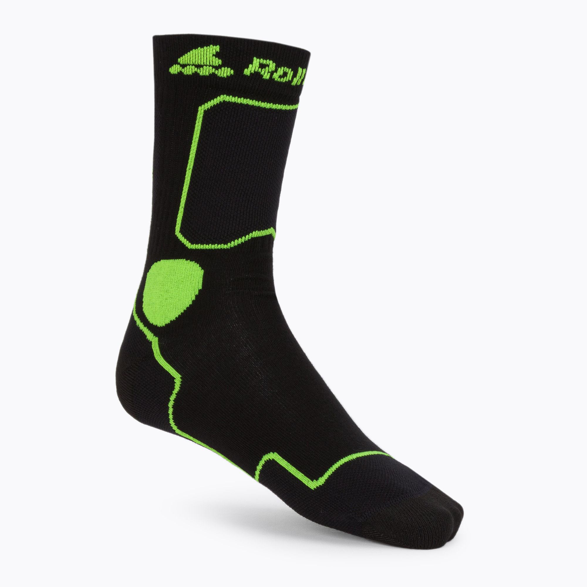 Calzini Rollerblade Skate da uomo nero/verde (43-46 EU) (Skate Socks 06A90100 T83)