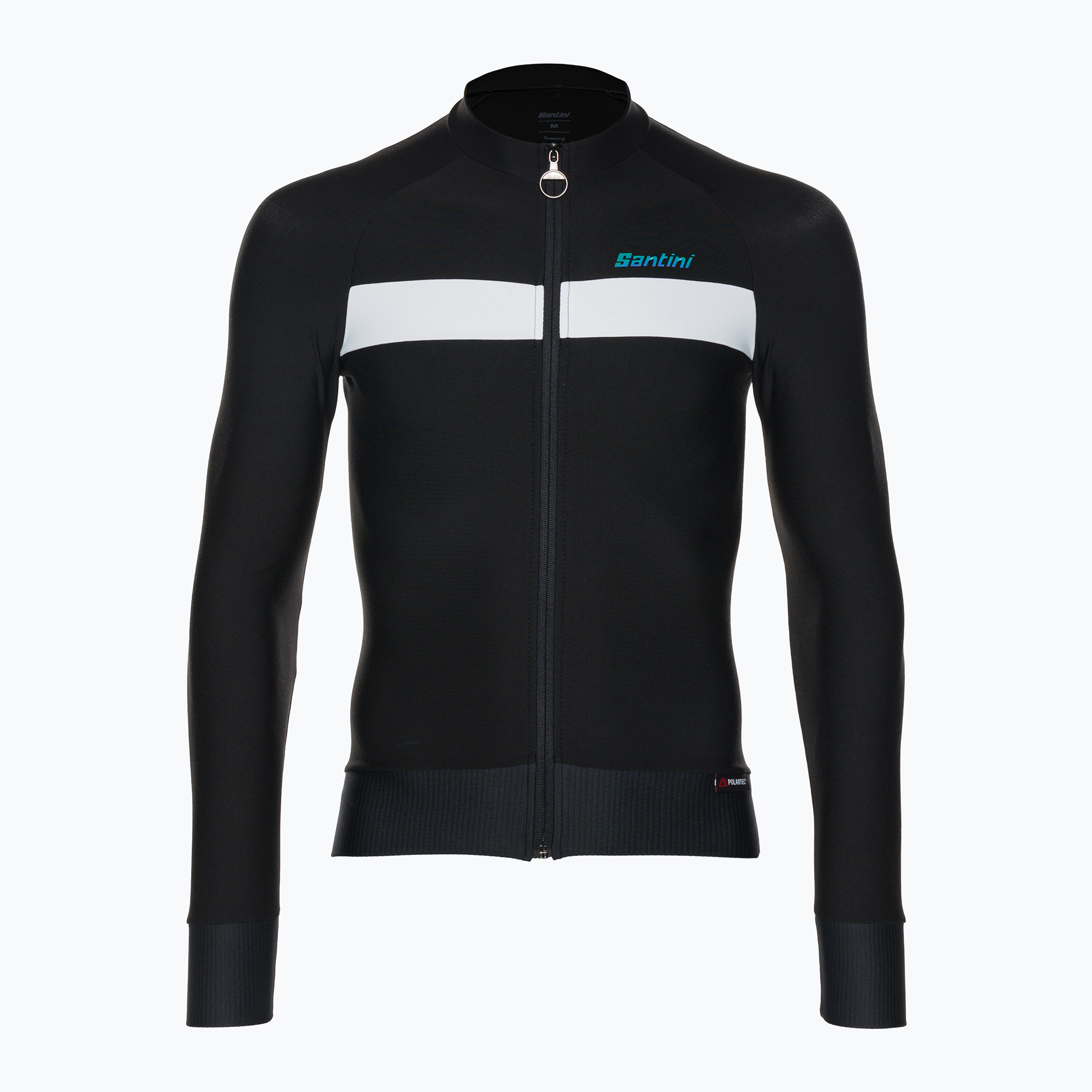 Felpa da ciclismo Santini Adapt bianco/nero da uomo (S) (Adapt 1W216075ADAPTNEBI)