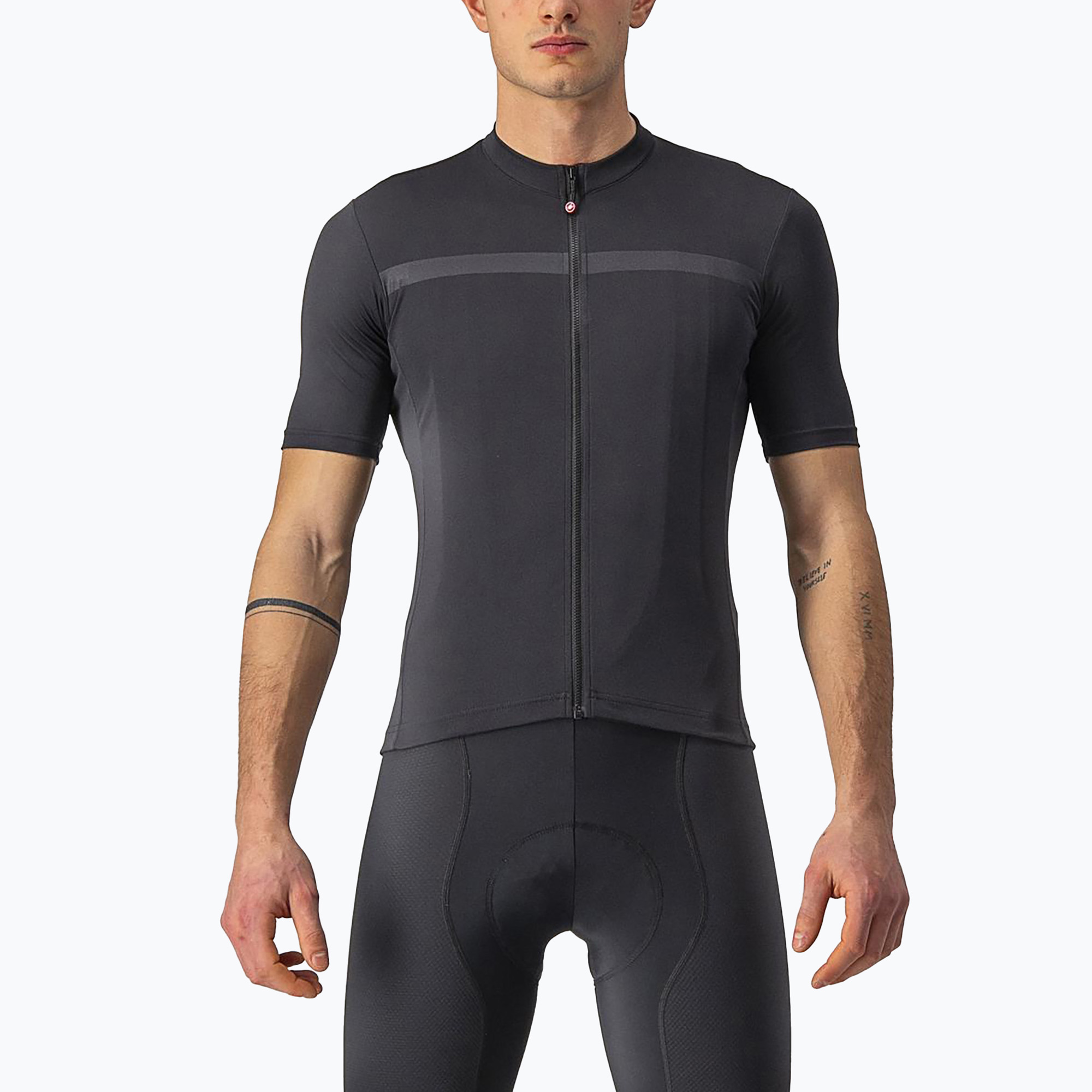 Maglia da ciclismo Castelli Classifica light nera da uomo (M) (Classifica 4521021_085)