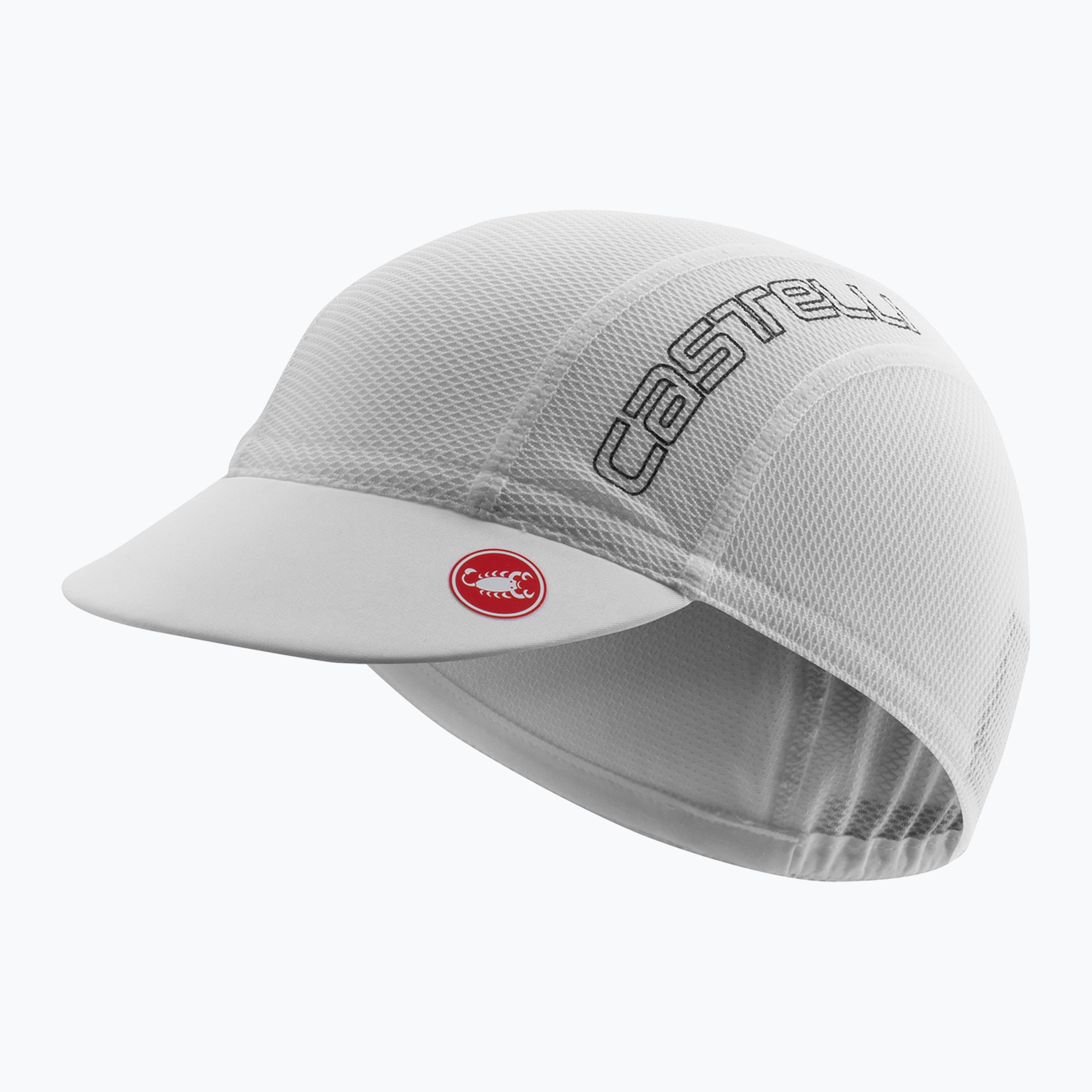 Berretto da ciclismo Castelli A/C 2 bianco/grigio freddo