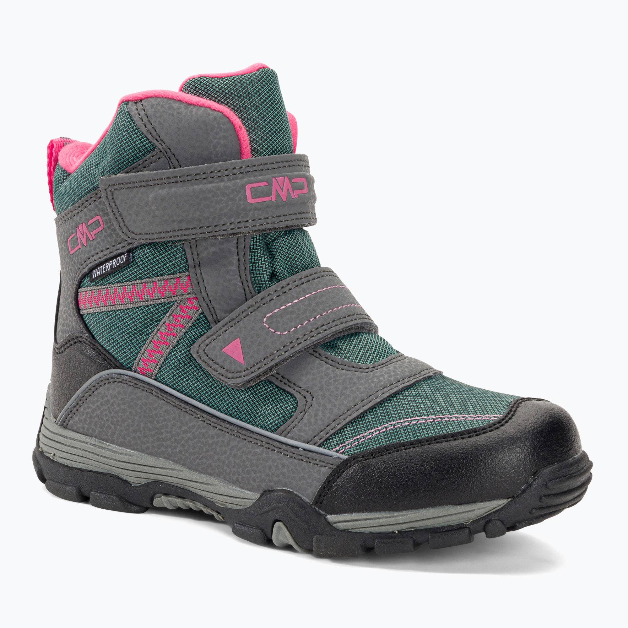 Scarponi da neve per bambini CMP Pyry graffite/acqua (28 EU) (Pyry Snowboots Wp 38Q4514/14UF)
