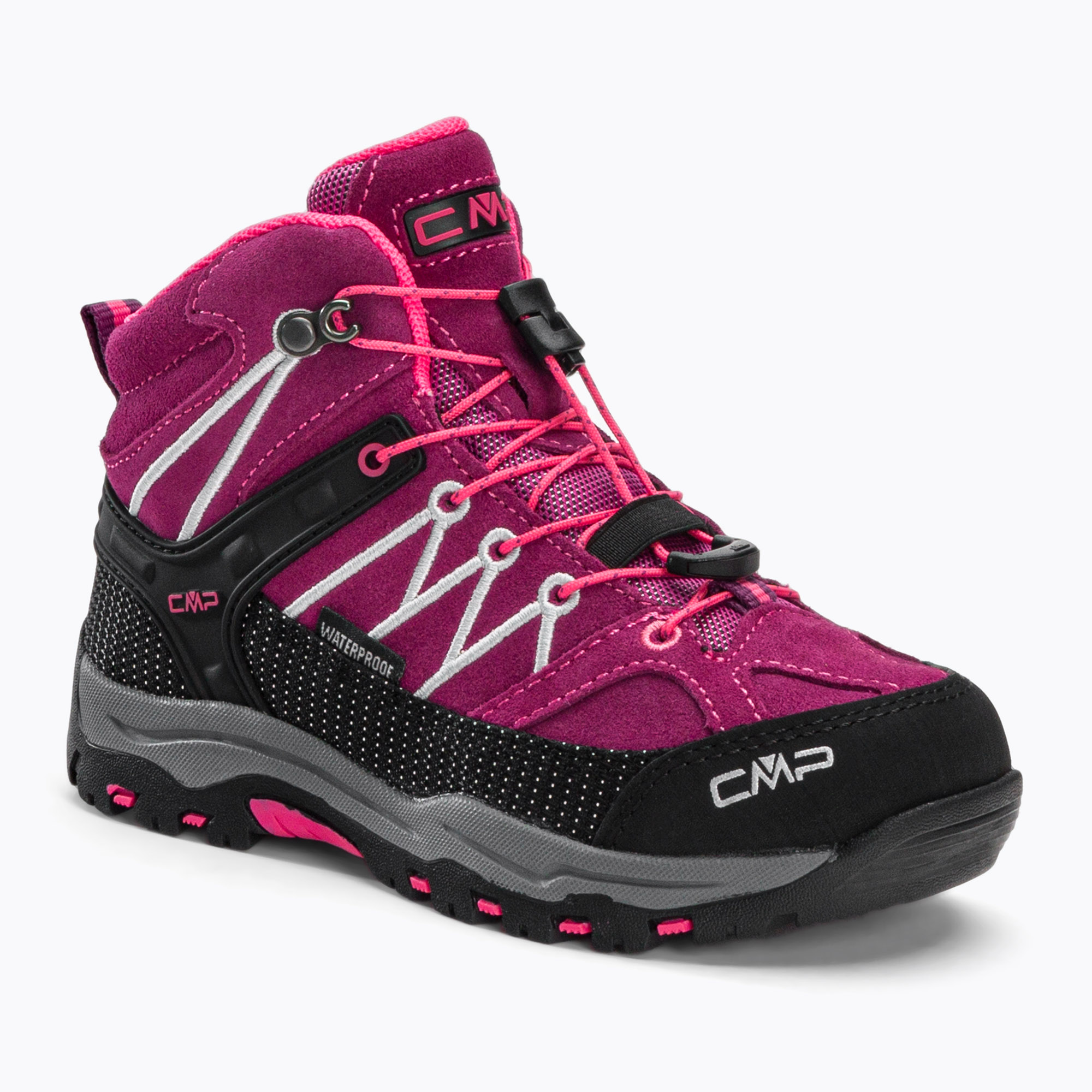 CMP Rigel Mid stivali da trekking per bambini rosa 3Q12944 (29 EU) (Rigel Mid Wp 3Q12944/05HF)