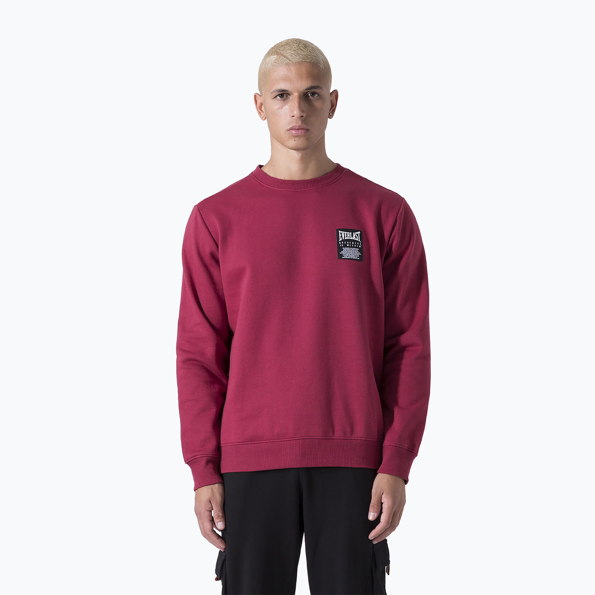 Felpa Everlast Neutrals Uomo a girocollo, bordeaux (XXL) (Neutrals Crewneck 37M216F84-5700)