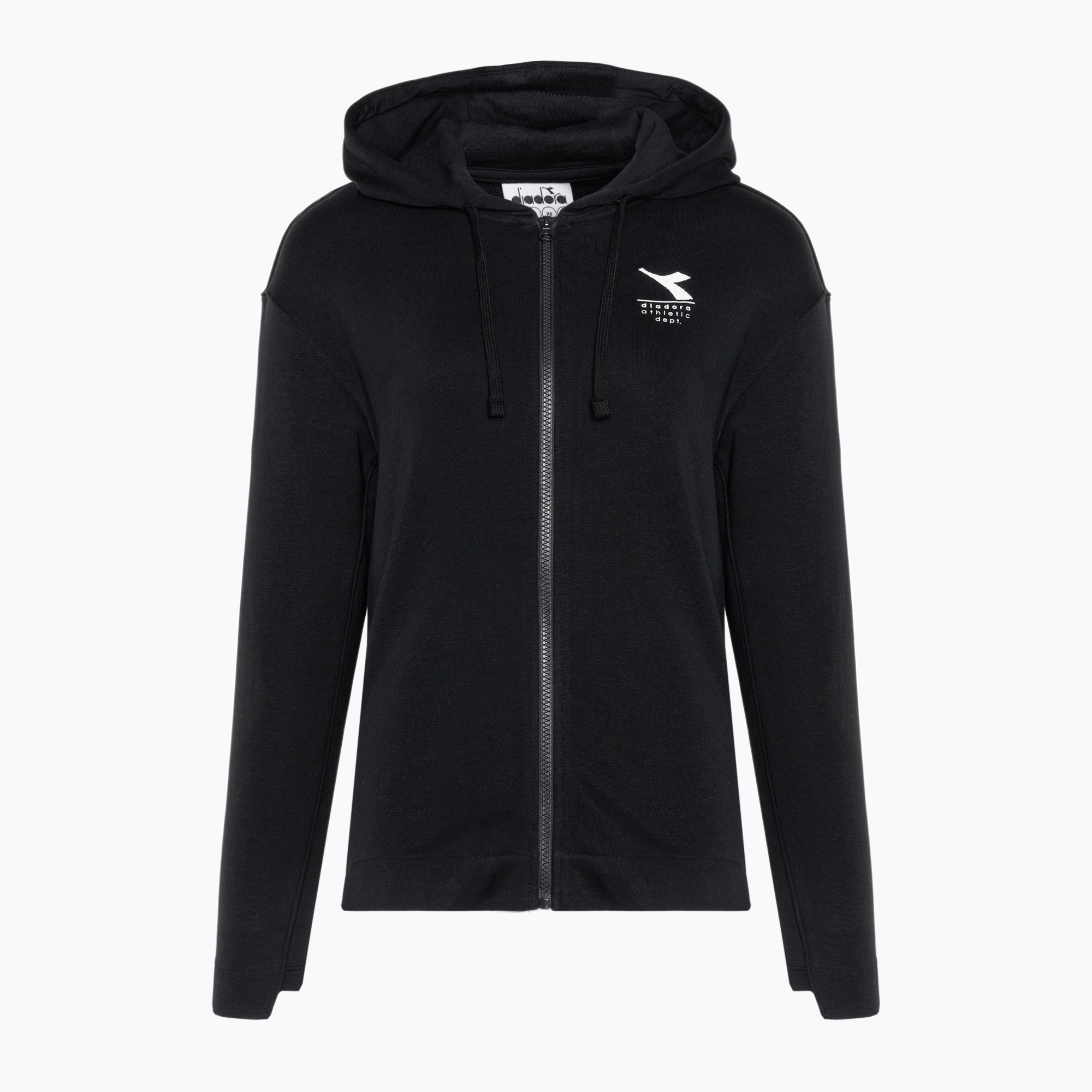 Felpa donna Diadora L. FZ Essential Sport nero (M) (L. FZ Essential Sport 102.180404)