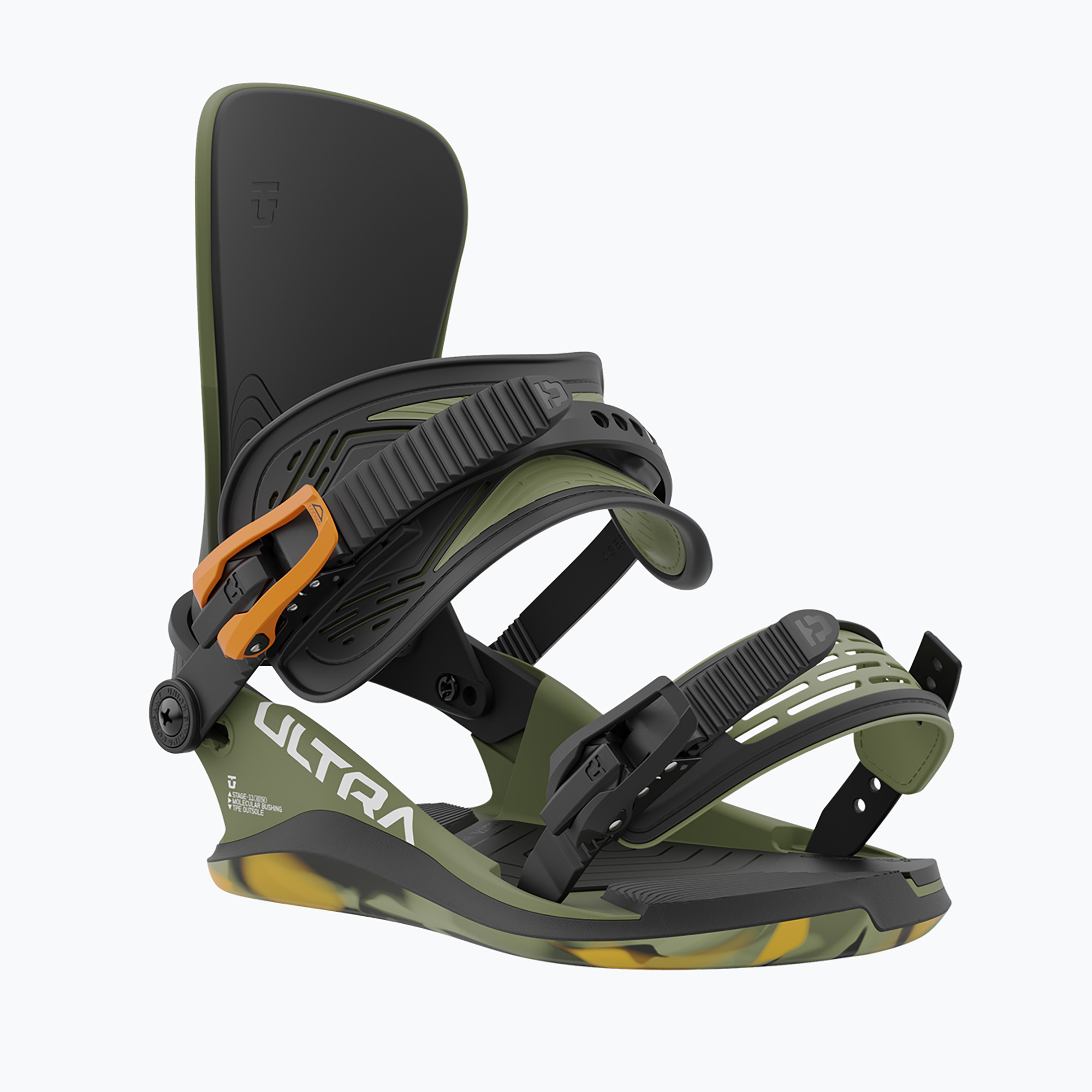 Attacchi da snowboard Union Ultra da uomo verde militare (M) (Ultra 2320243)