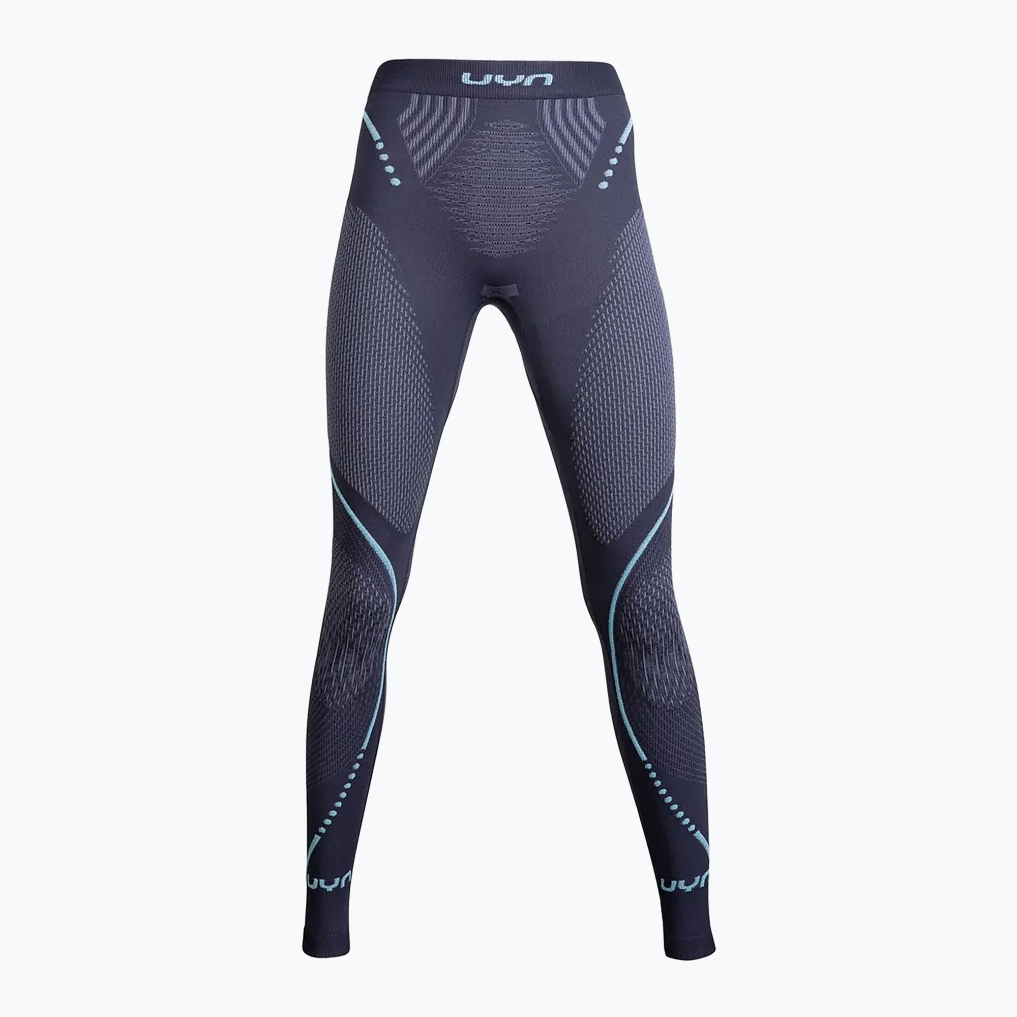 Pantaloni termici attivi da donna UYN Evolutyon UW Long carbone/antracite/acqua (XS) (Evolutyon Uw Long U100010)