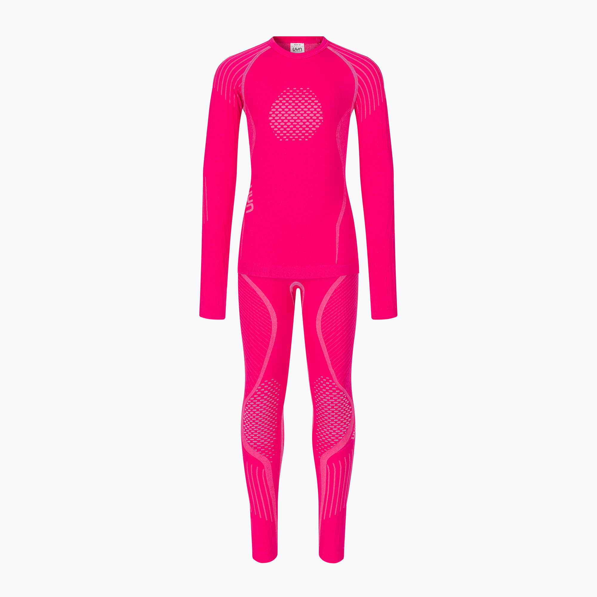 Set di biancheria intima termica per bambini UYN Visyon UW Set rosa dolce