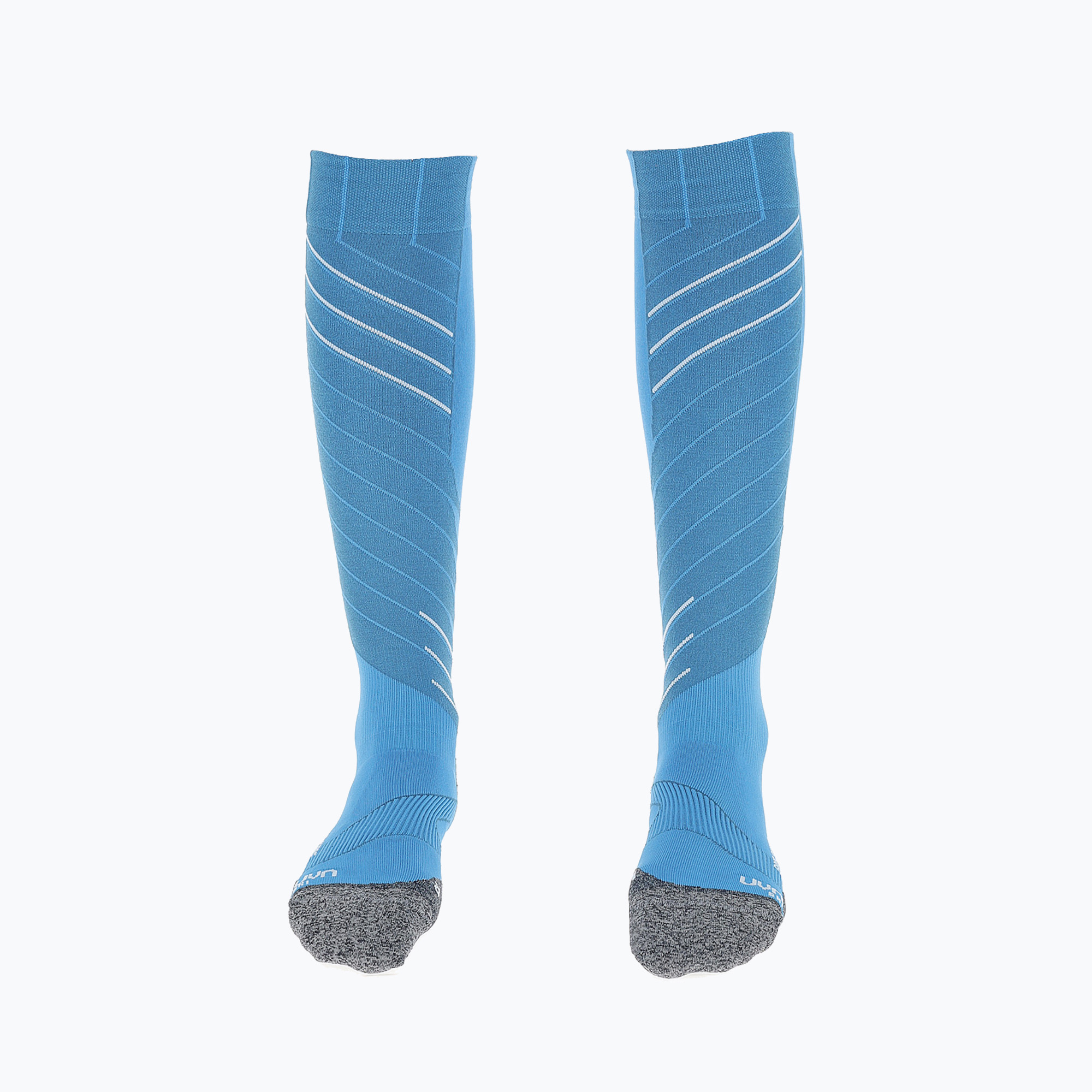 Calzini UYN Ski Race Shape turchese/bianco da donna