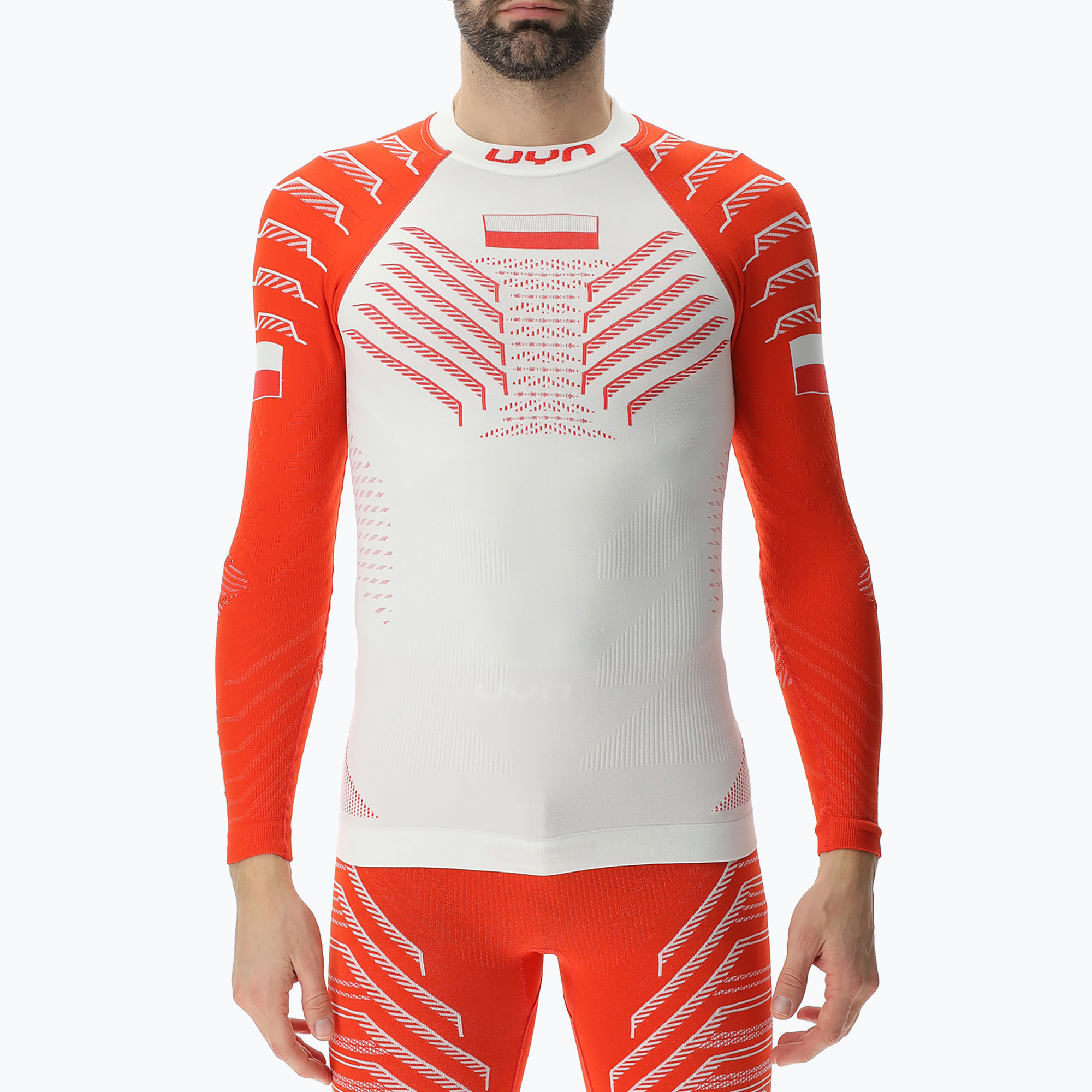 Maniche lunghe termoattive da uomo UYN Natyon 3.0 polonia (S-M) (Natyon 3.0 U100446)
