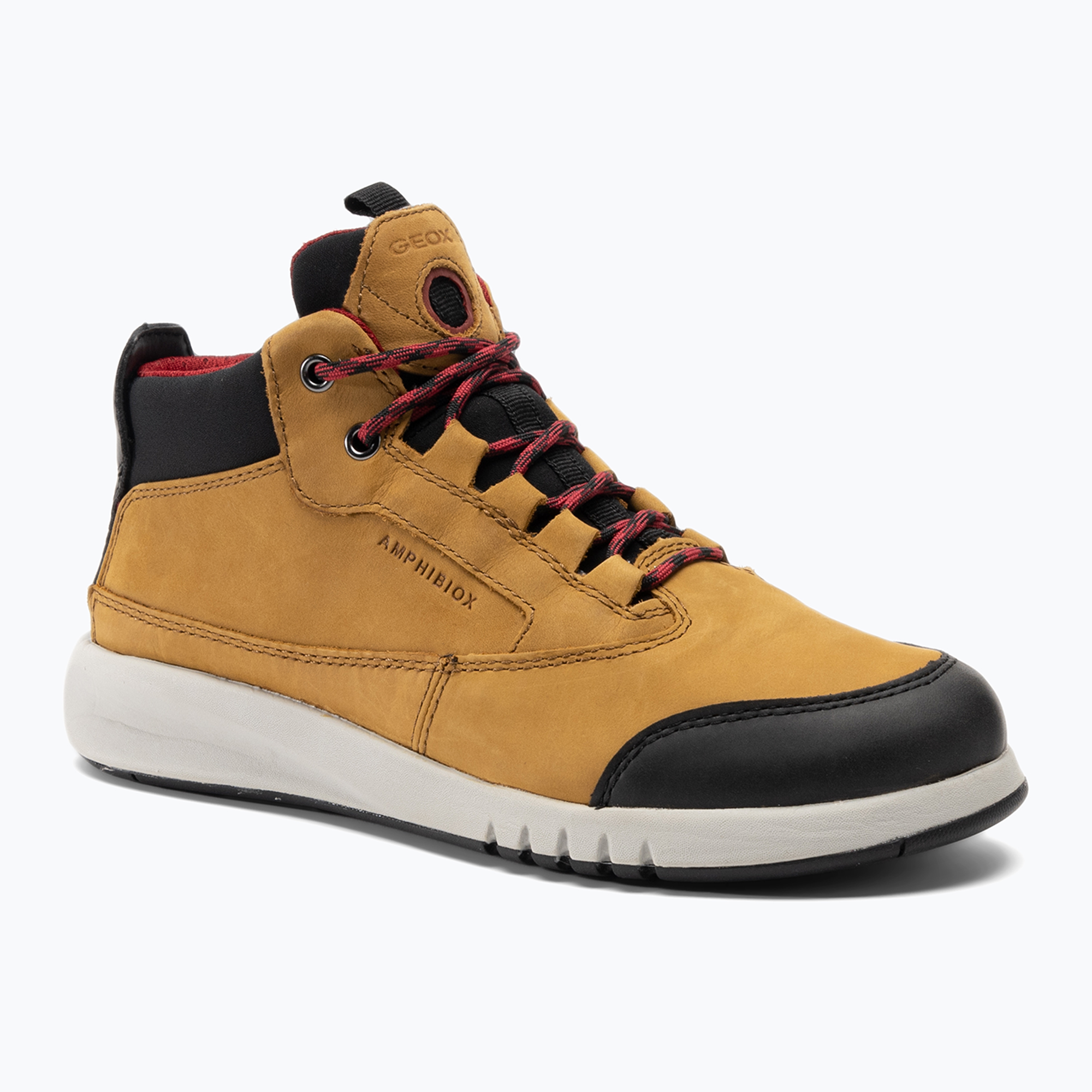 Geox Aeranter Abx cammello/nero/rosso scarpe junior (34 EU) (Aeranter Abx J04CYA0CL11C6361)