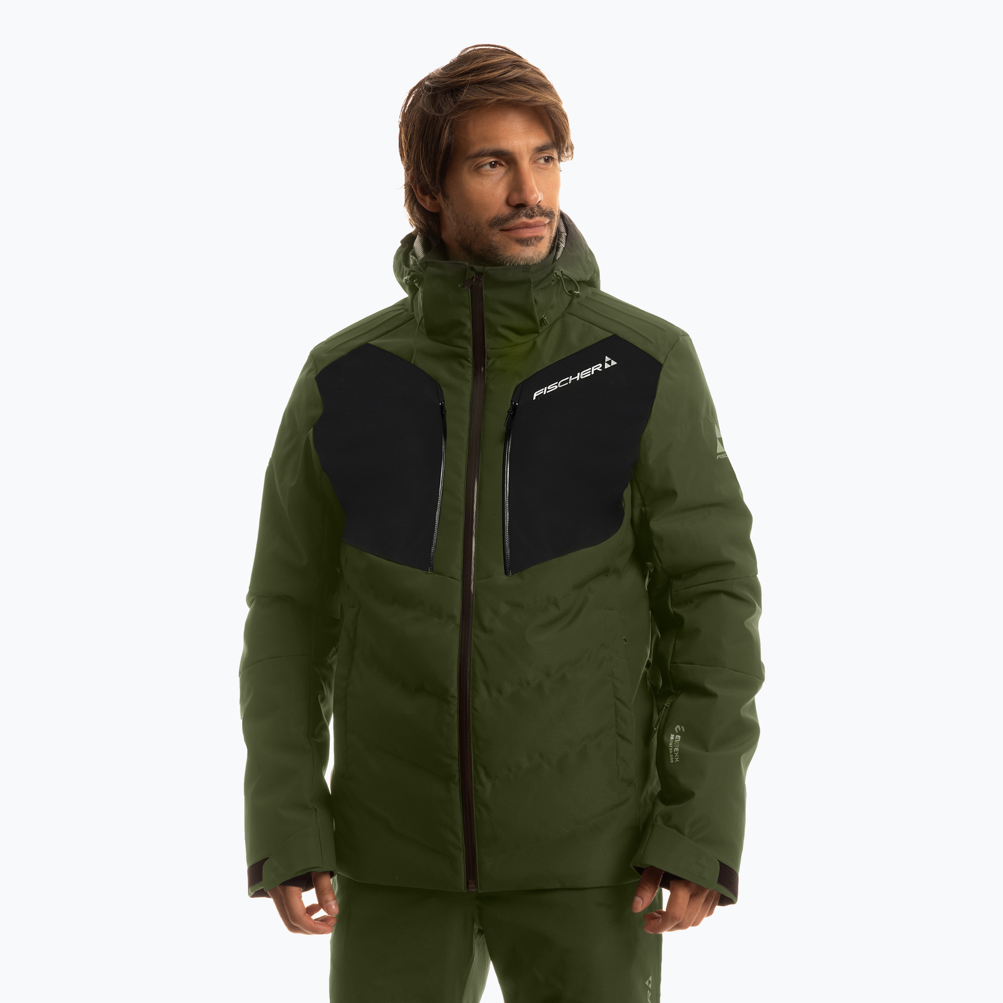 Giacca da sci da uomo Fischer Anniversary verde fucile (M) (Anniversary AFMFR06002)