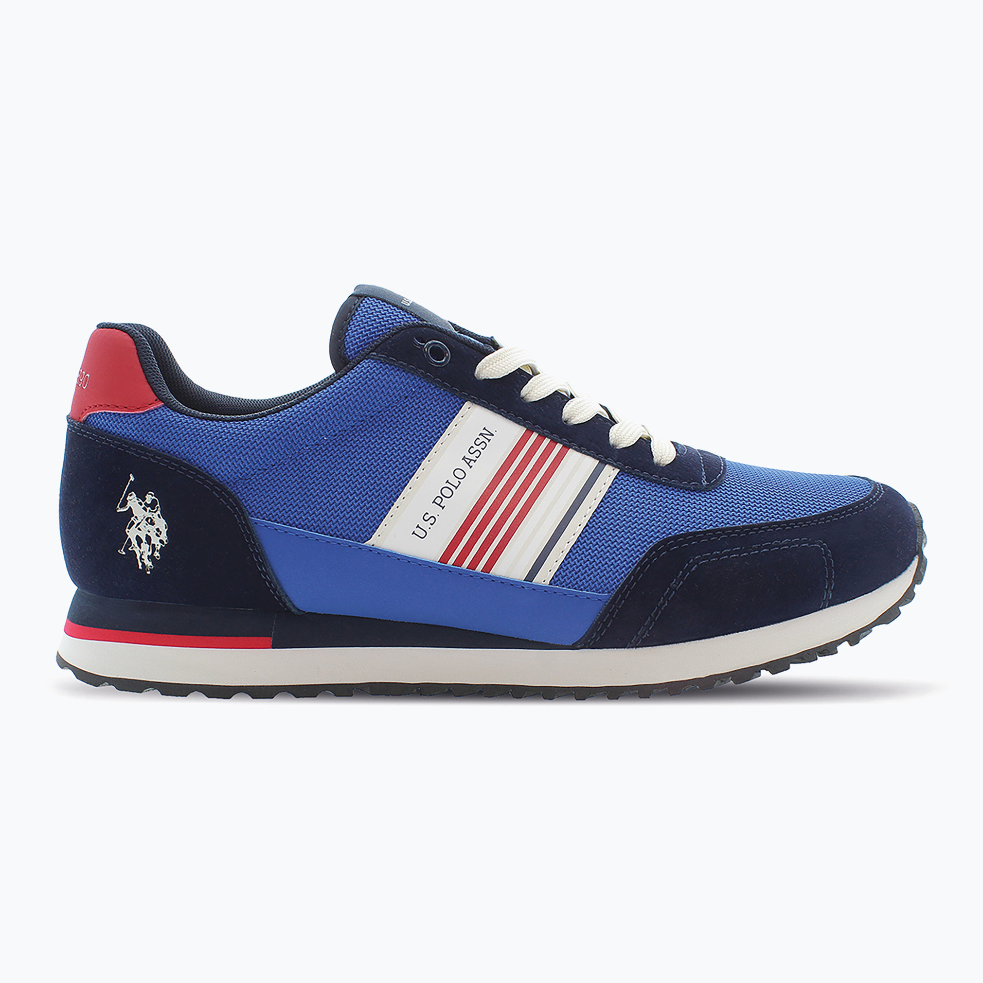 Scarpe da uomo U.S. Polo Assn. XIRIO009A blu/rosso (43 EU) (XIRIO009M/5MU2)