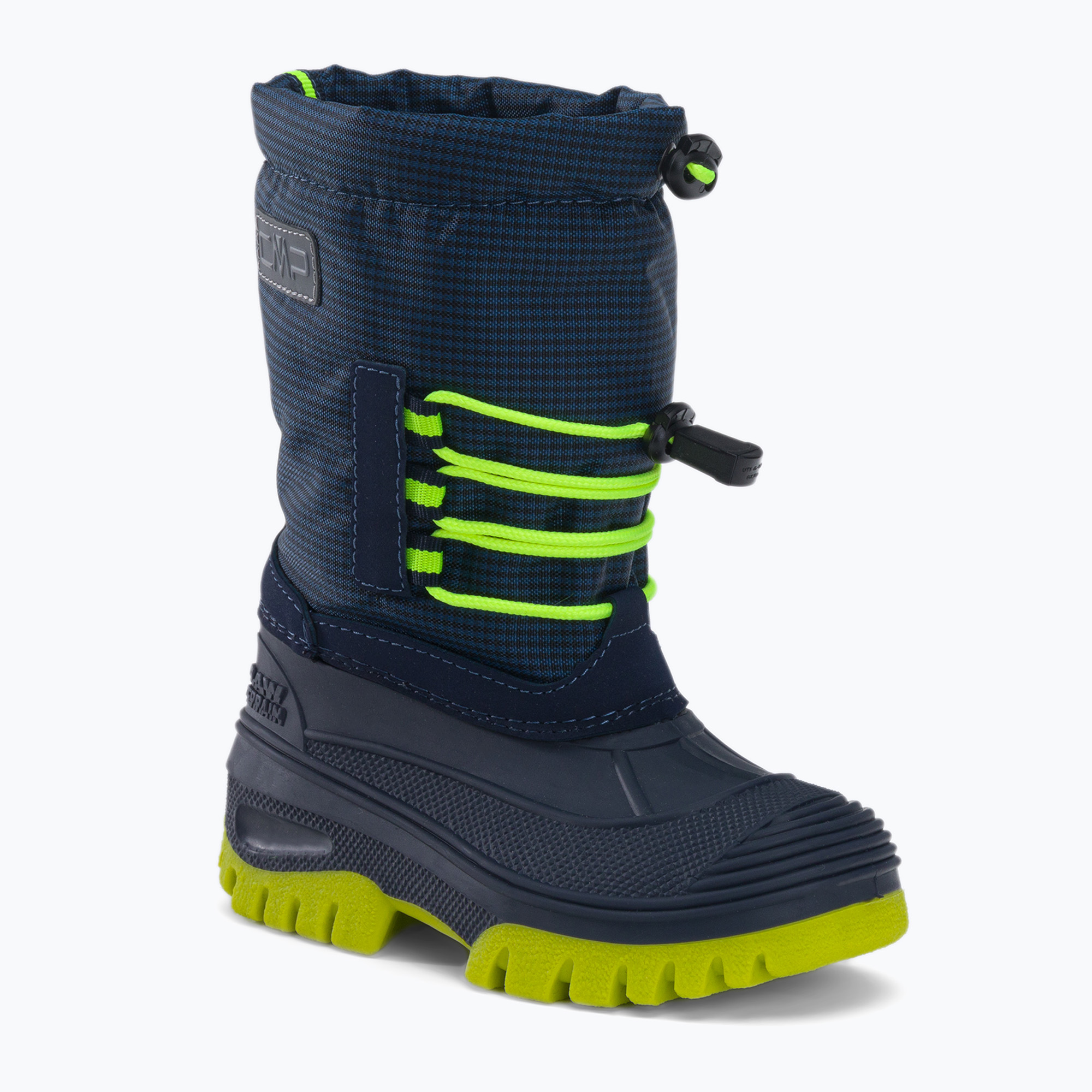 CMP stivali da neve per bambini Ahto nero/blu (28 EU) (Ahto Snowboots Wp 3Q49574K/N950)