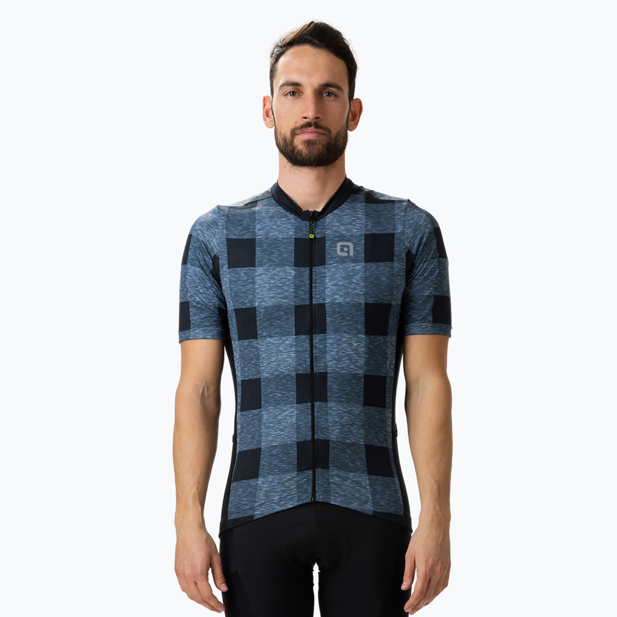 Maglia ciclismo Alé Maglia MC uomo blu scozzese (S) (Scottish L22133402)