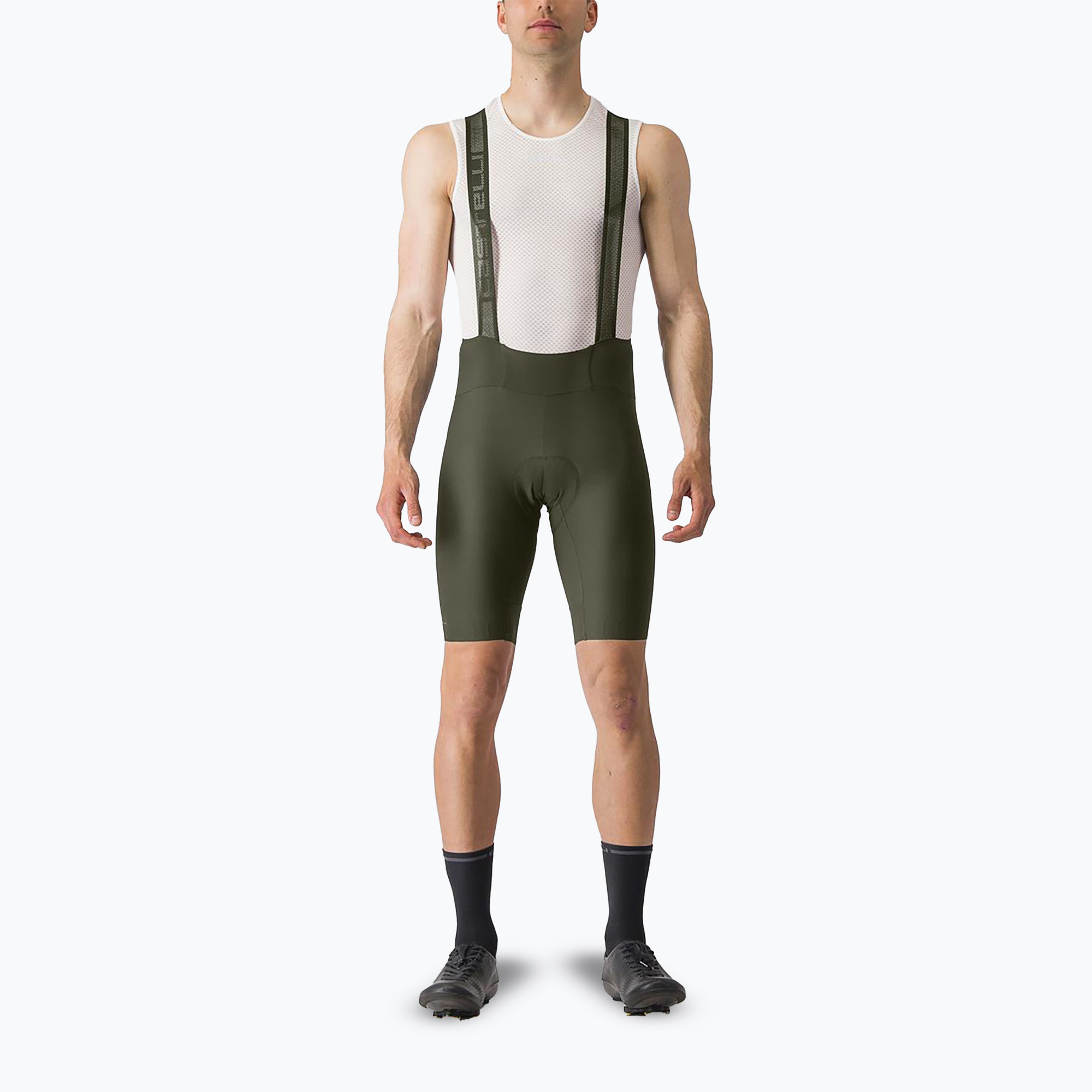 Pantaloncini da ciclismo Castelli Espresso verde intenso da uomo (XL) (Espresso 4524002_309_CAS)